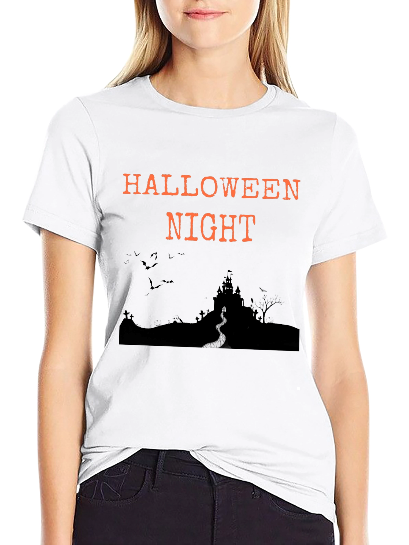 Halloween Night T-Shirt - Spooky Season Apparel