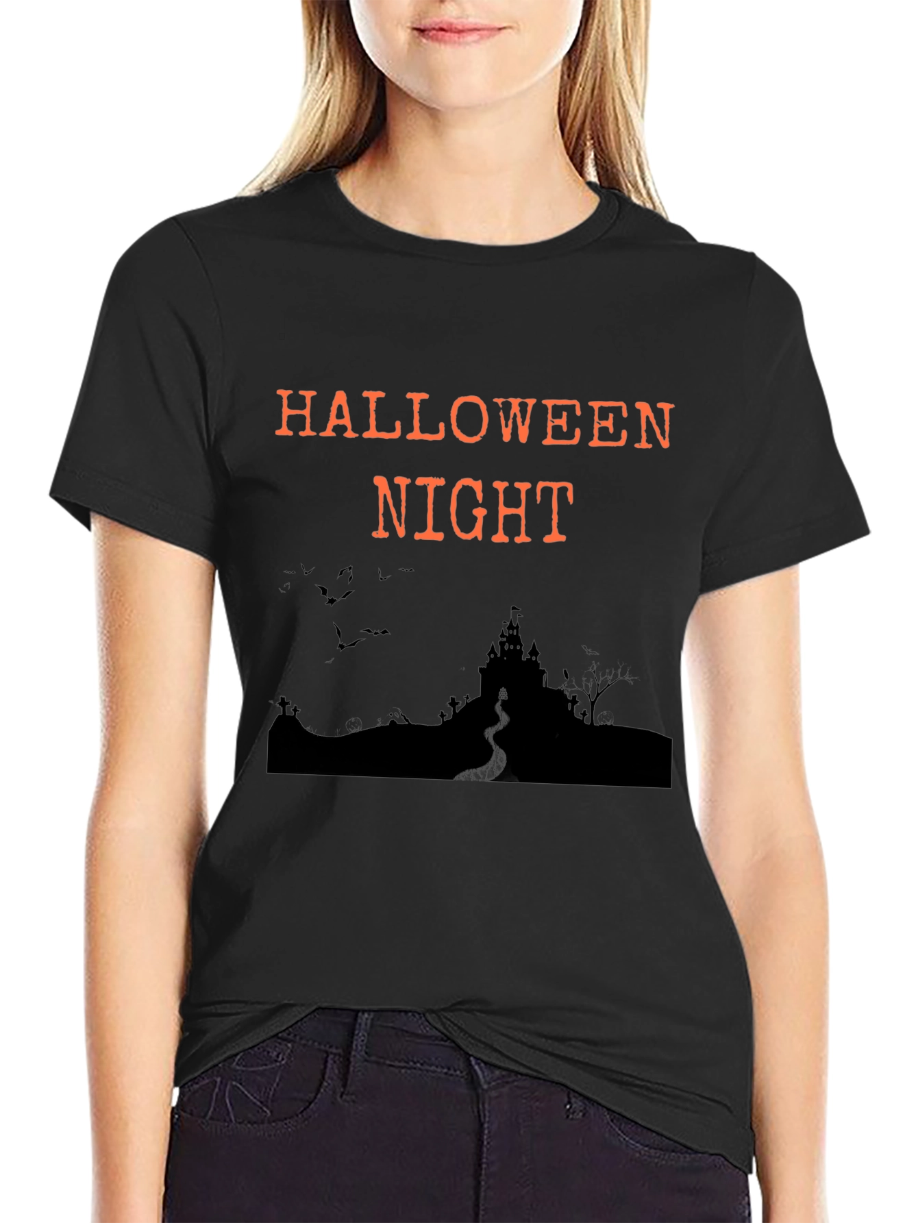 Halloween Night T-Shirt - Spooky Season Apparel