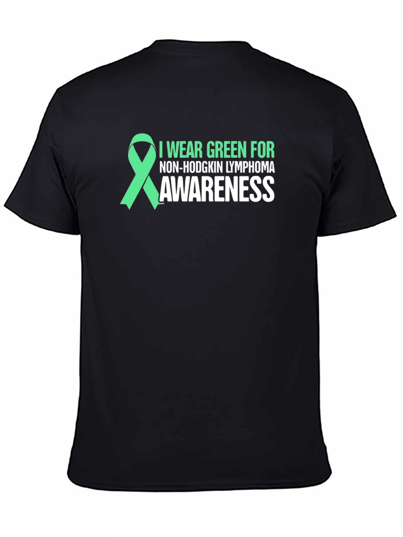 Non-Hodgkin Lymphoma Awareness Green Ribbon T-Shirt