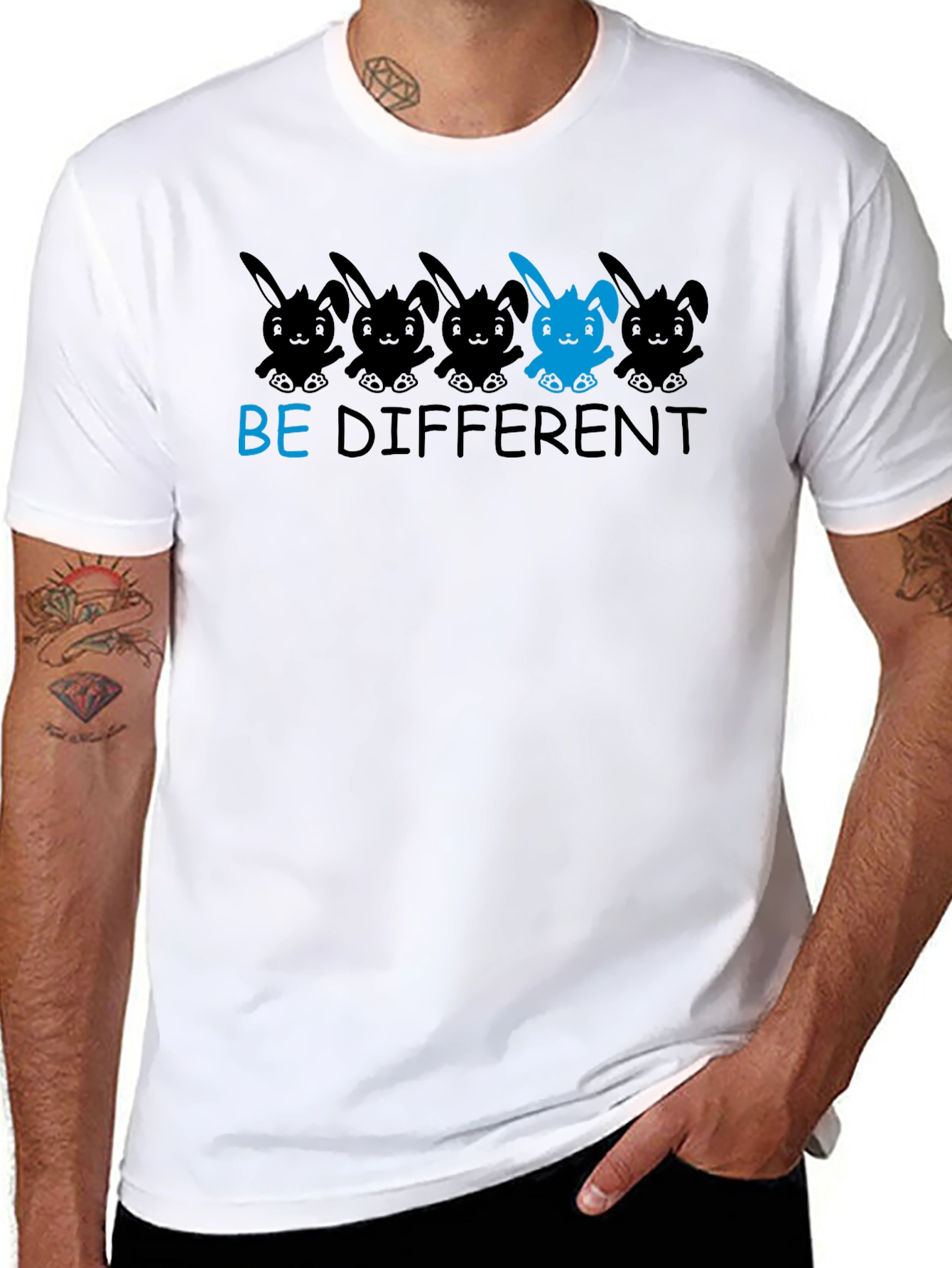 Be Different Graphic T-Shirt - Unisex Crew Neck