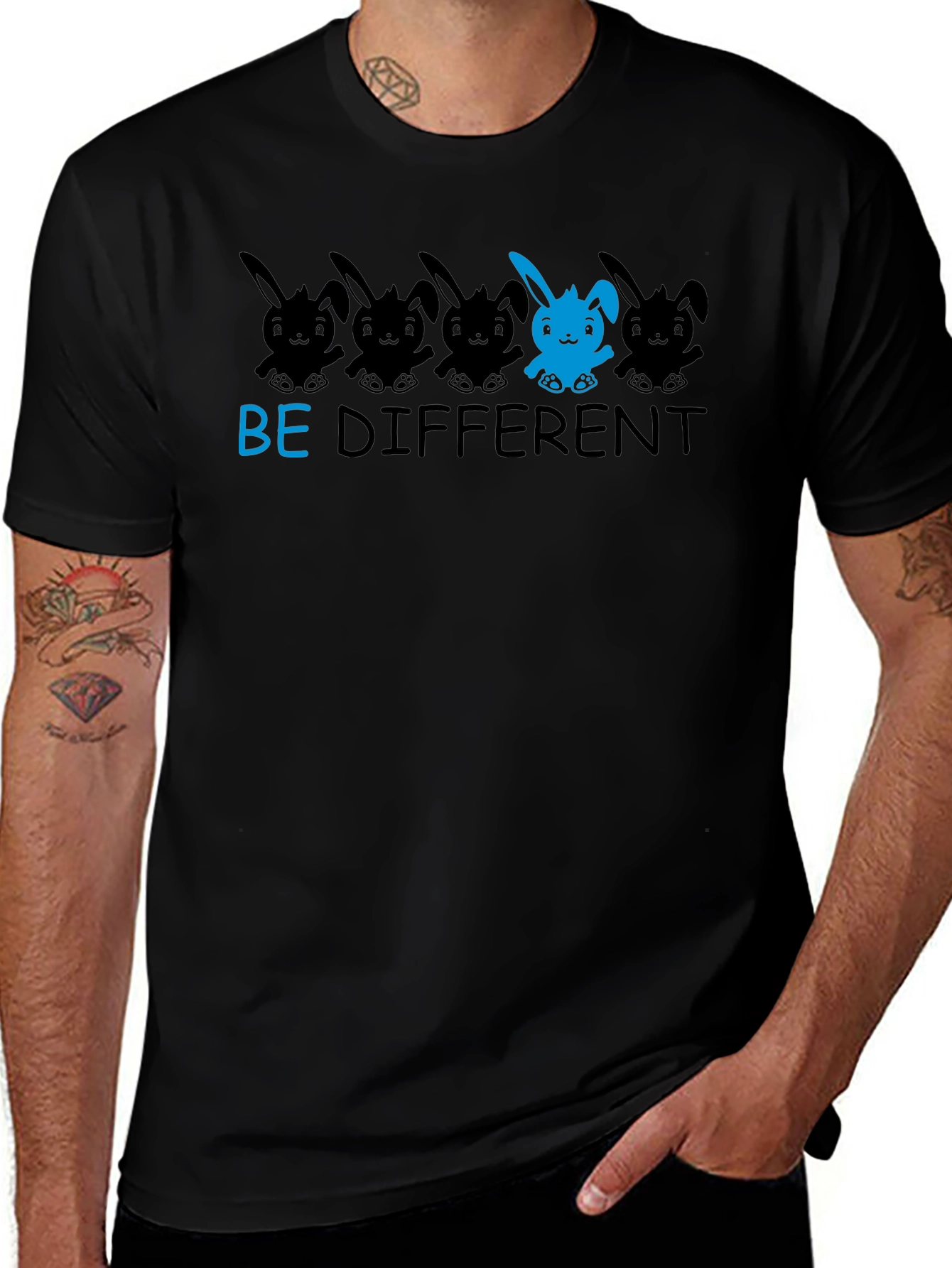 Be Different Graphic T-Shirt - Unisex Crew Neck