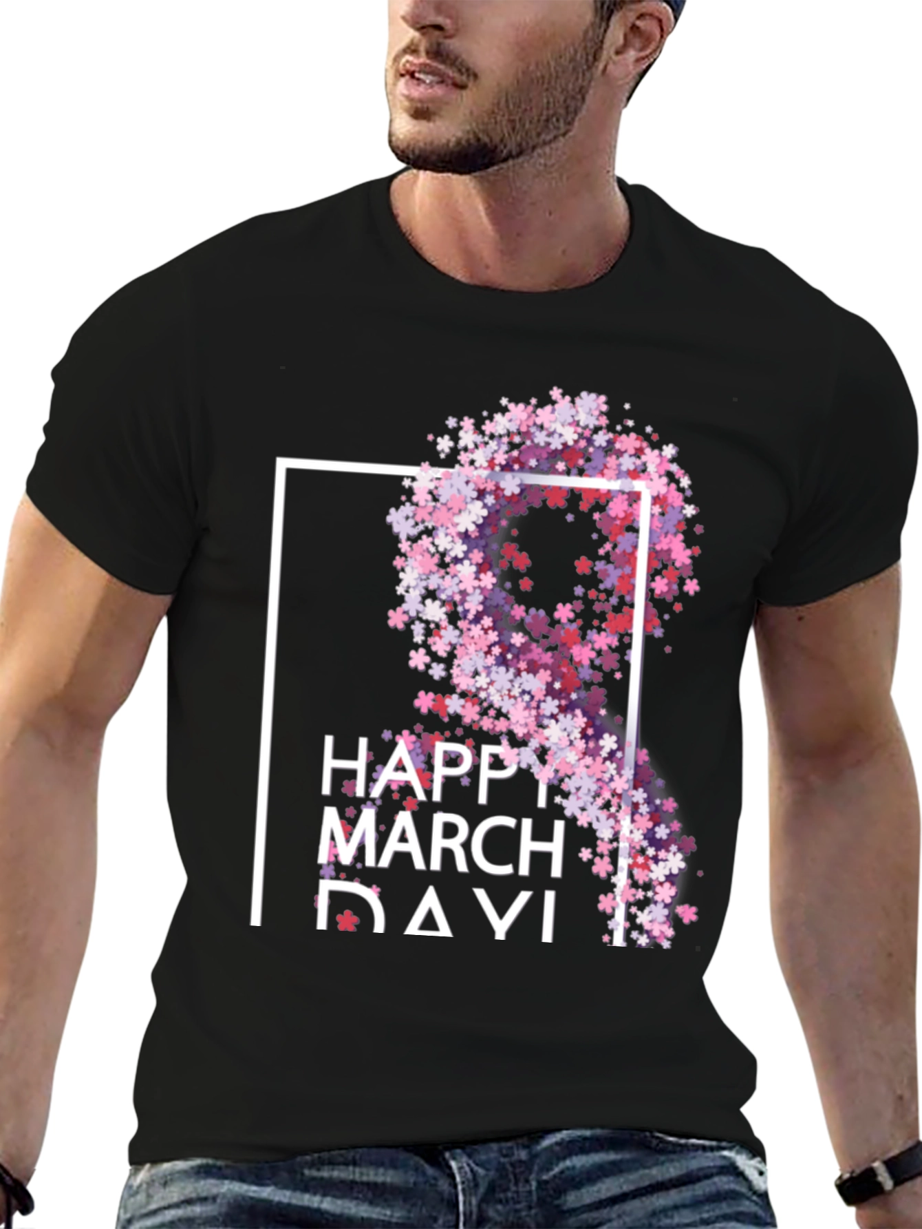 Happy March Day Floral T-Shirt