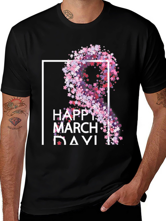 Happy March Day Floral T-Shirt