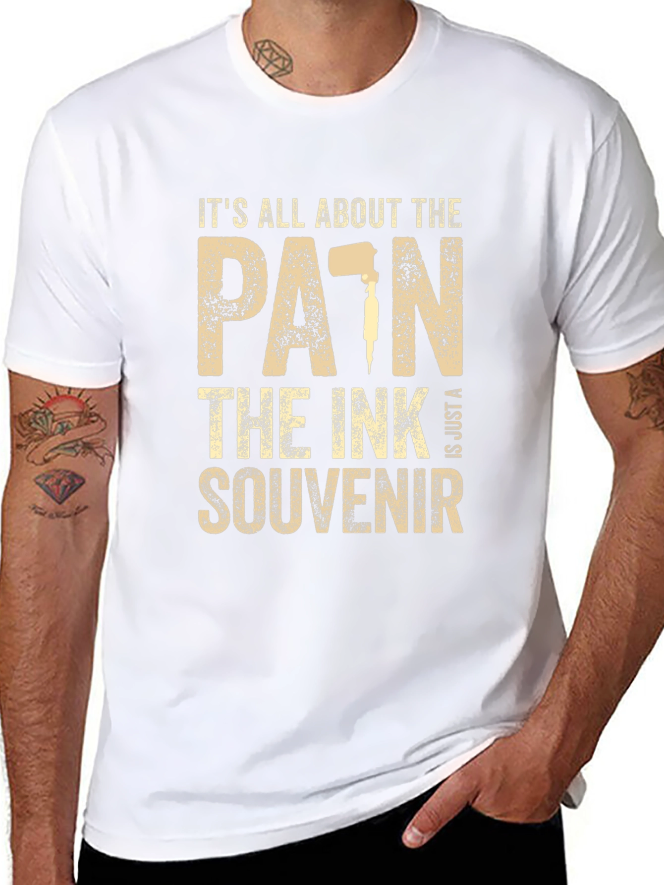 Tattoo Lovers Tee: Pain Ink Souvenir