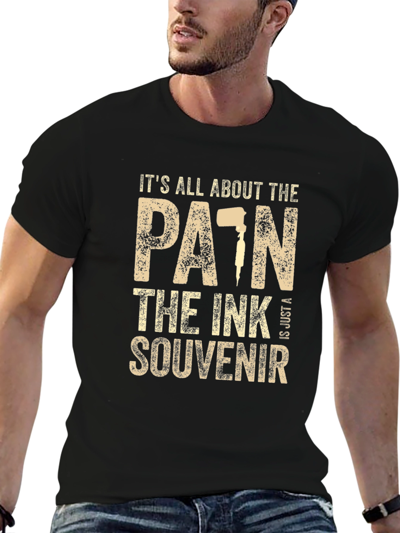 Tattoo Lovers Tee: Pain Ink Souvenir