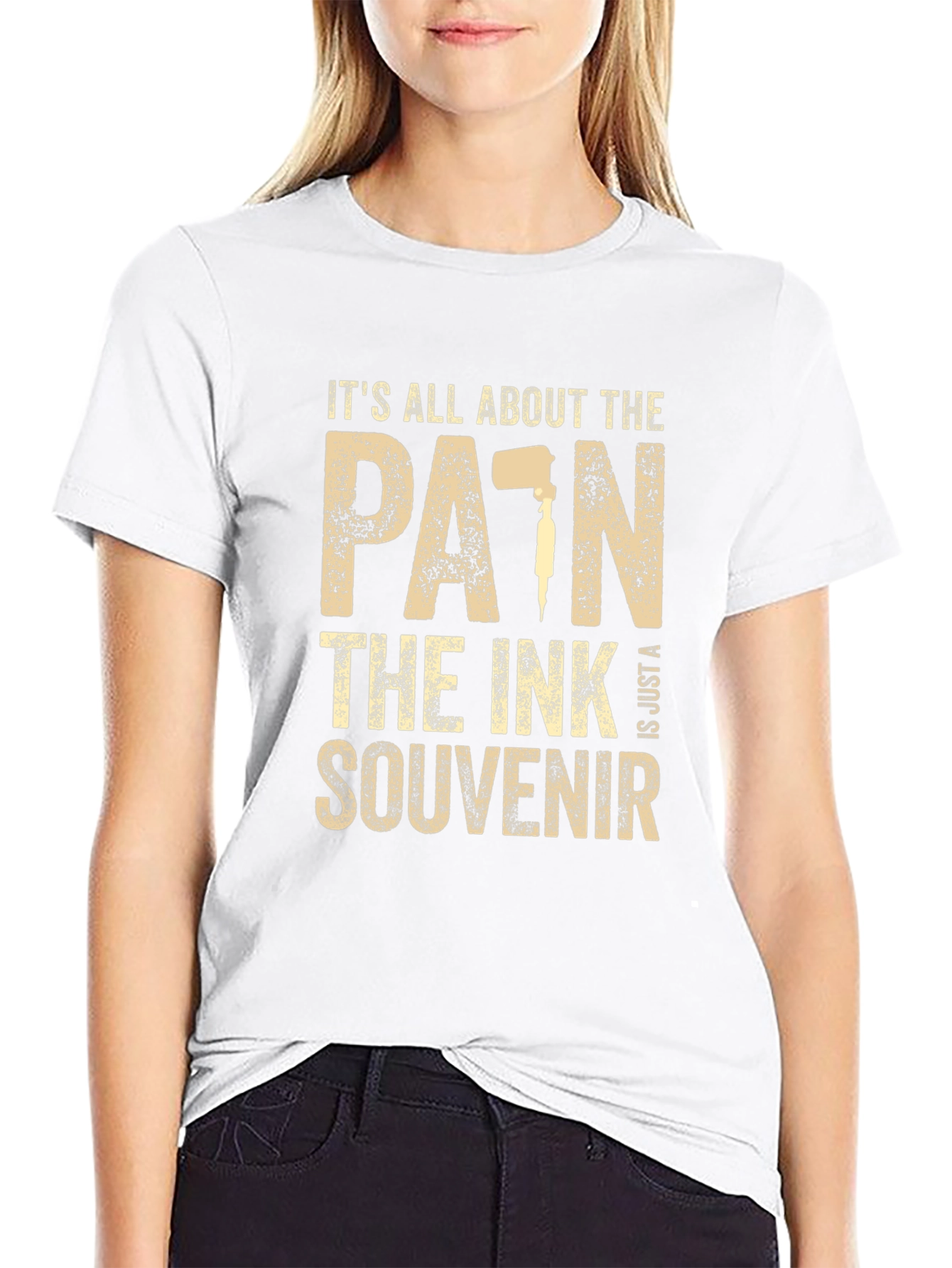 Tattoo Lovers Tee: Pain Ink Souvenir