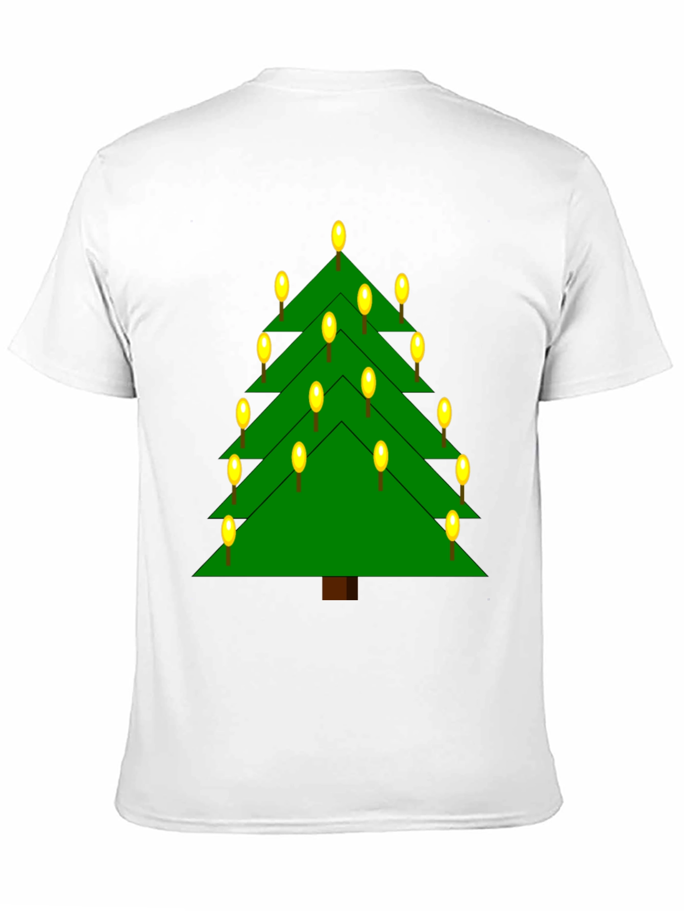 Christmas Tree Lights Graphic T-Shirt