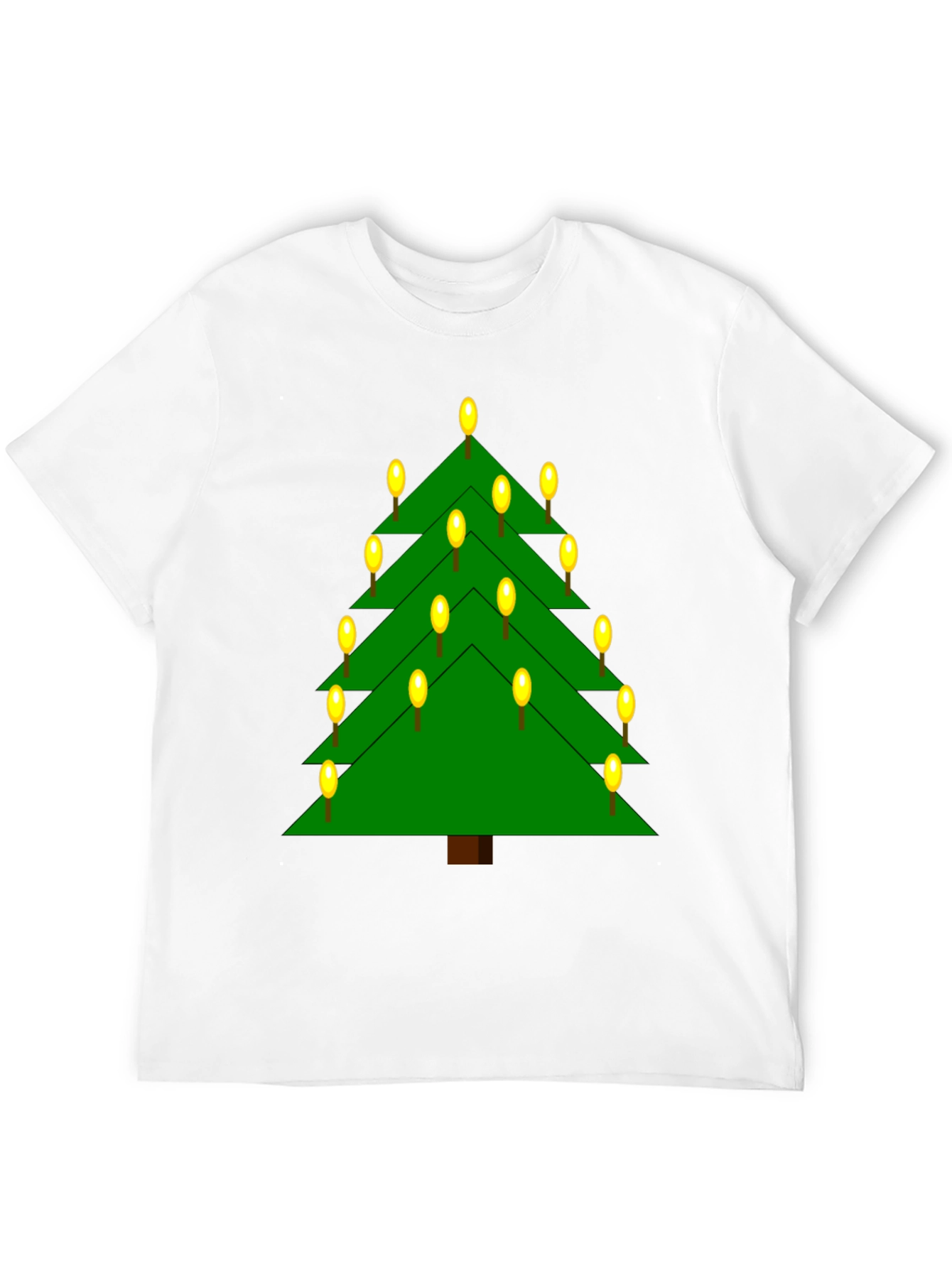 Christmas Tree Lights Graphic T-Shirt