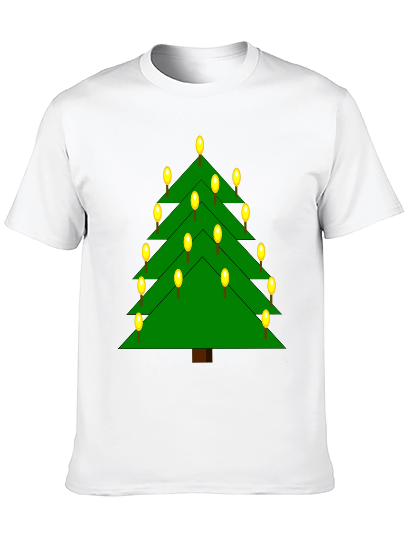 Christmas Tree Lights Graphic T-Shirt
