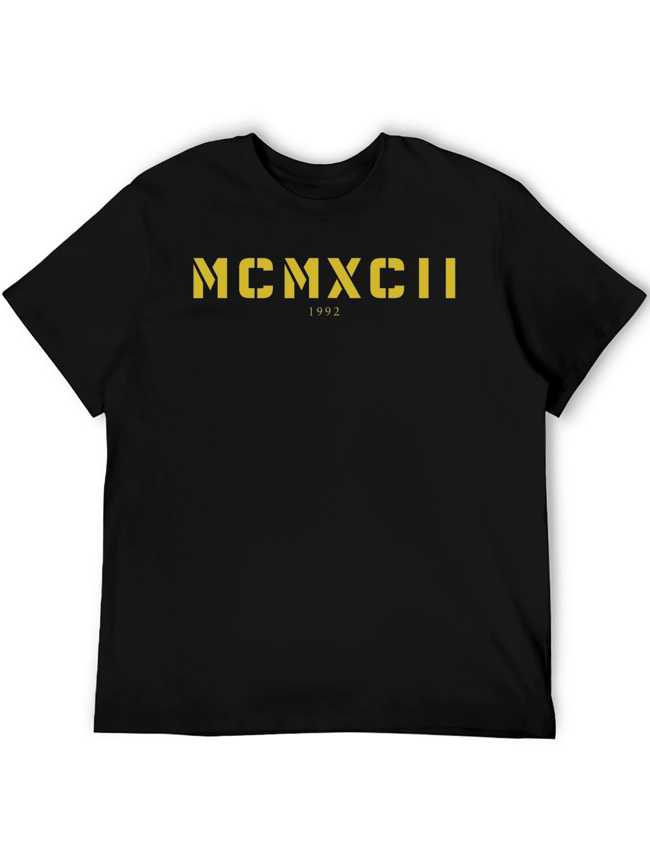 MCMXCII 1992 Graphic Tee - Classic Black