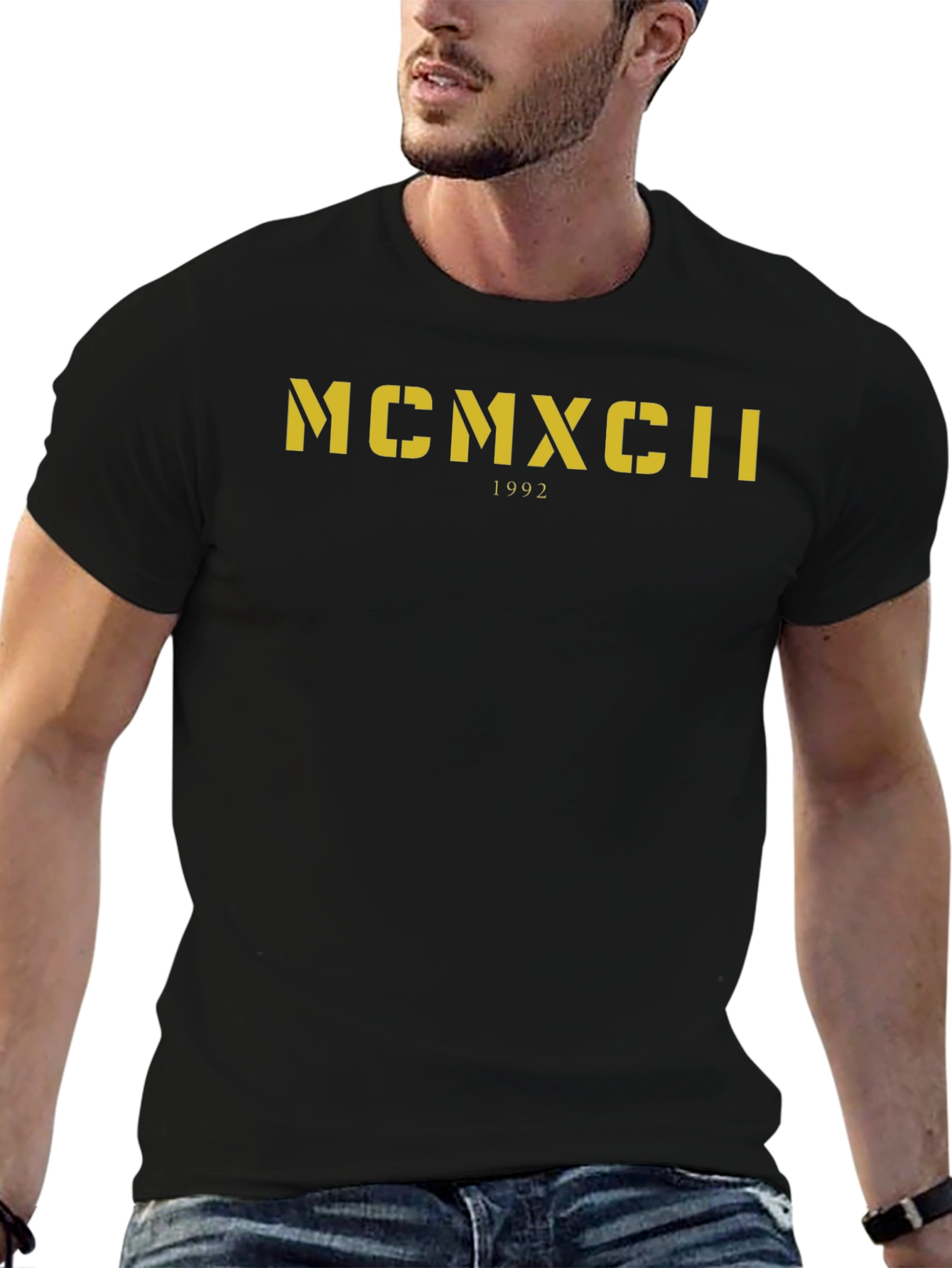 MCMXCII 1992 Graphic Tee - Classic Black