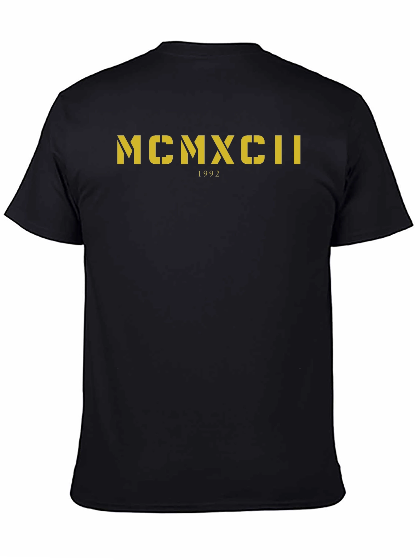 MCMXCII 1992 Graphic Tee - Classic Black