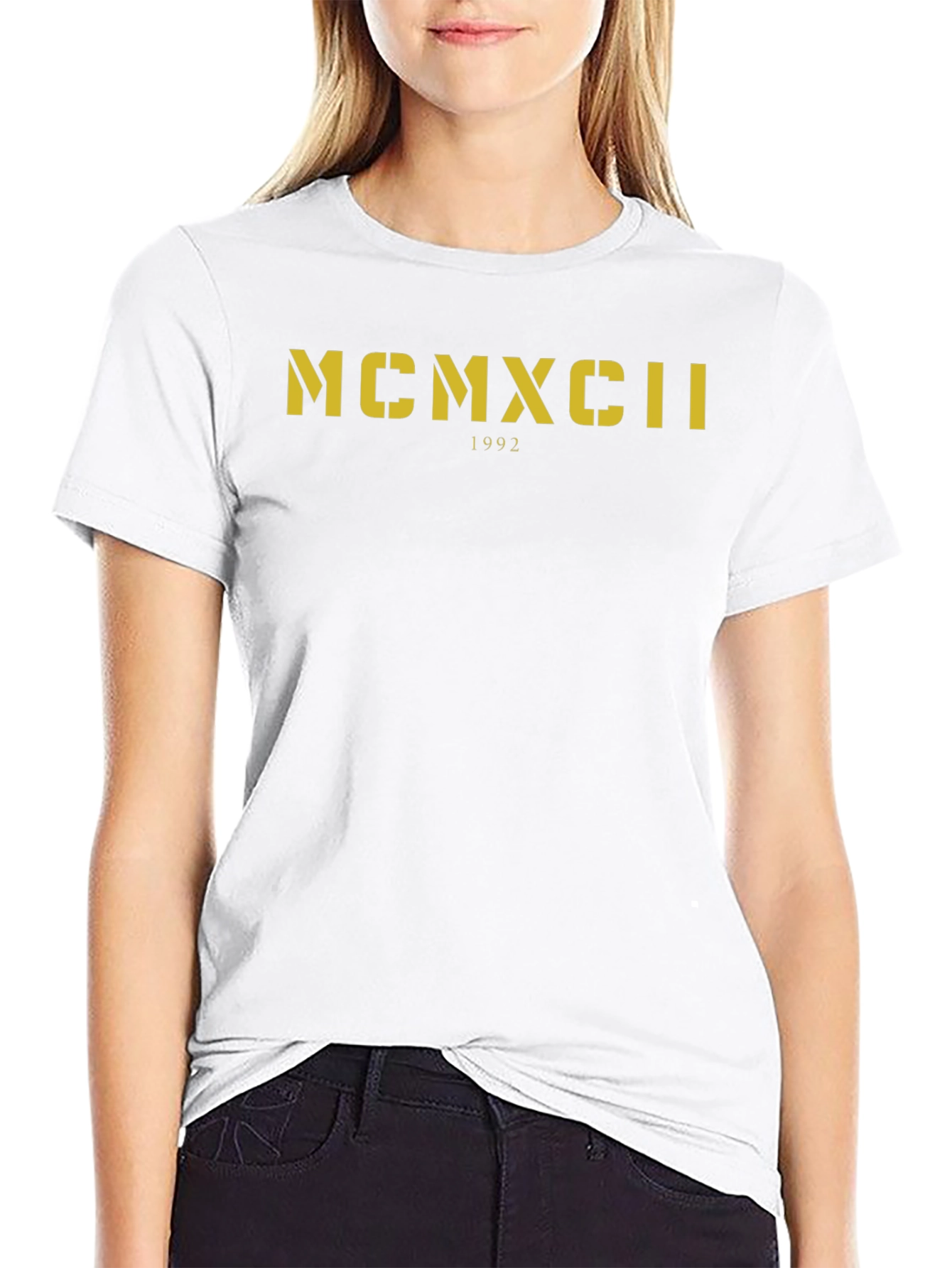 MCMXCII 1992 Graphic Tee - Classic Black