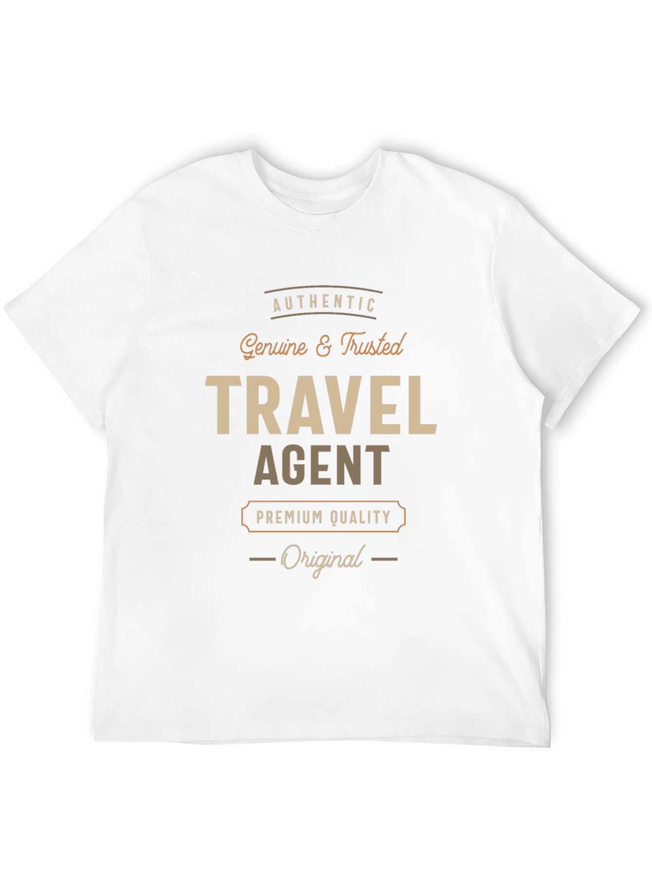 Travel Agent Premium Quality Black T-Shirt