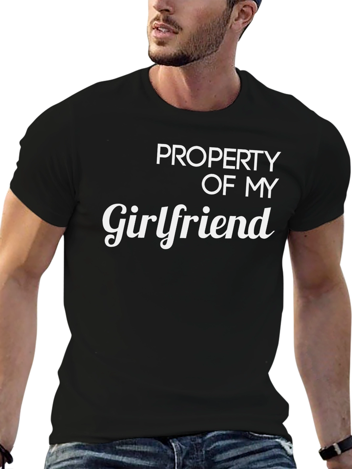 Property of My Girlfriend T-Shirt Funny Gift Tee