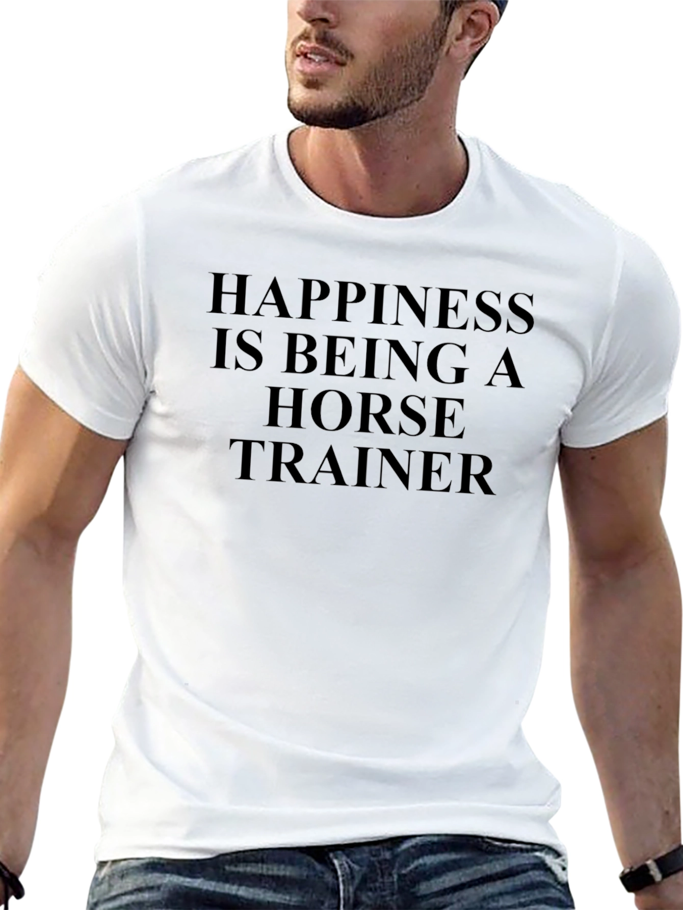 Happiness Horse Trainer Graphic T-Shirt
