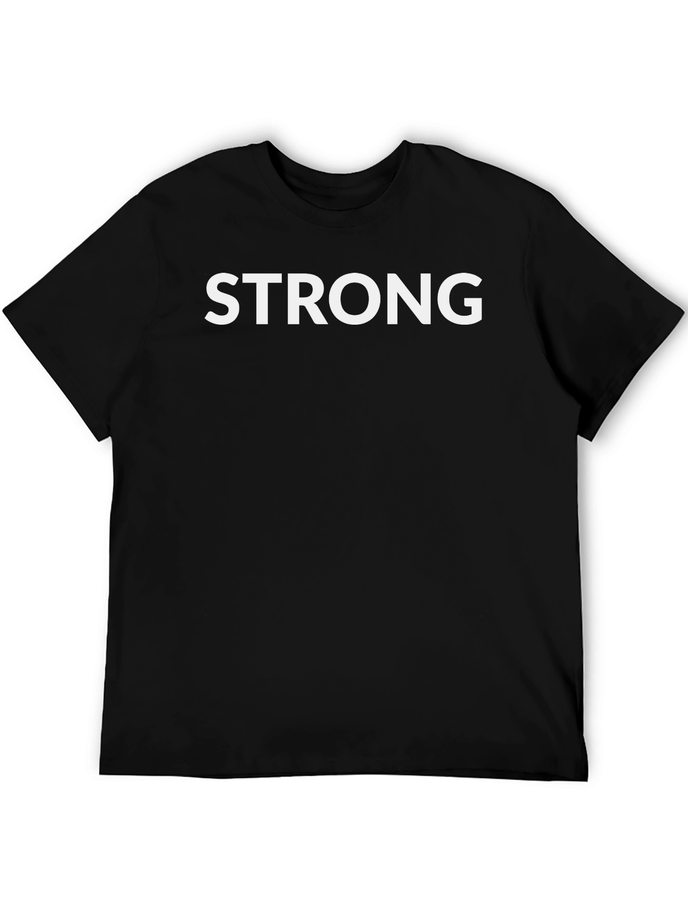 Strong Graphic Black T-Shirt