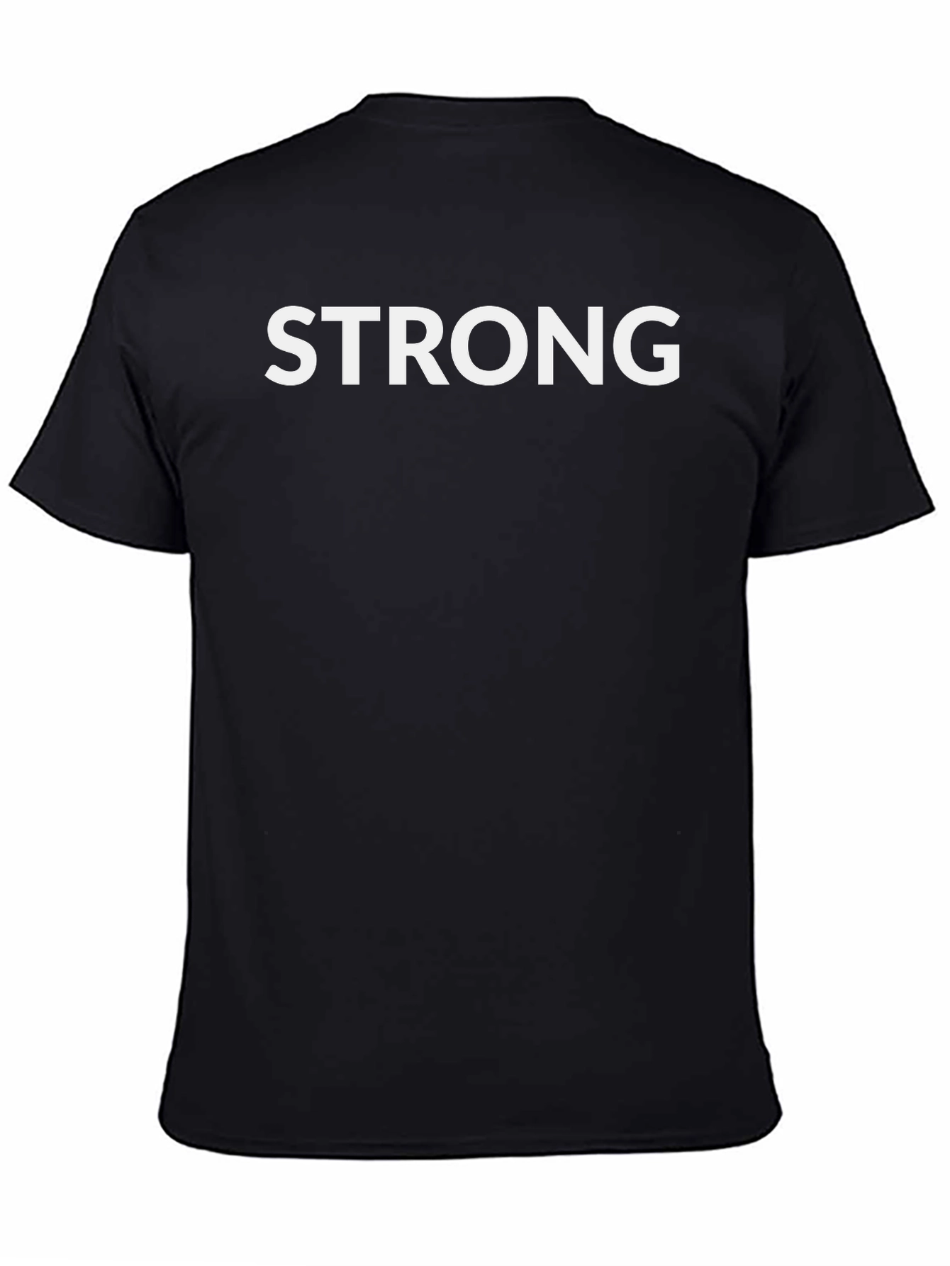 Strong Graphic Black T-Shirt