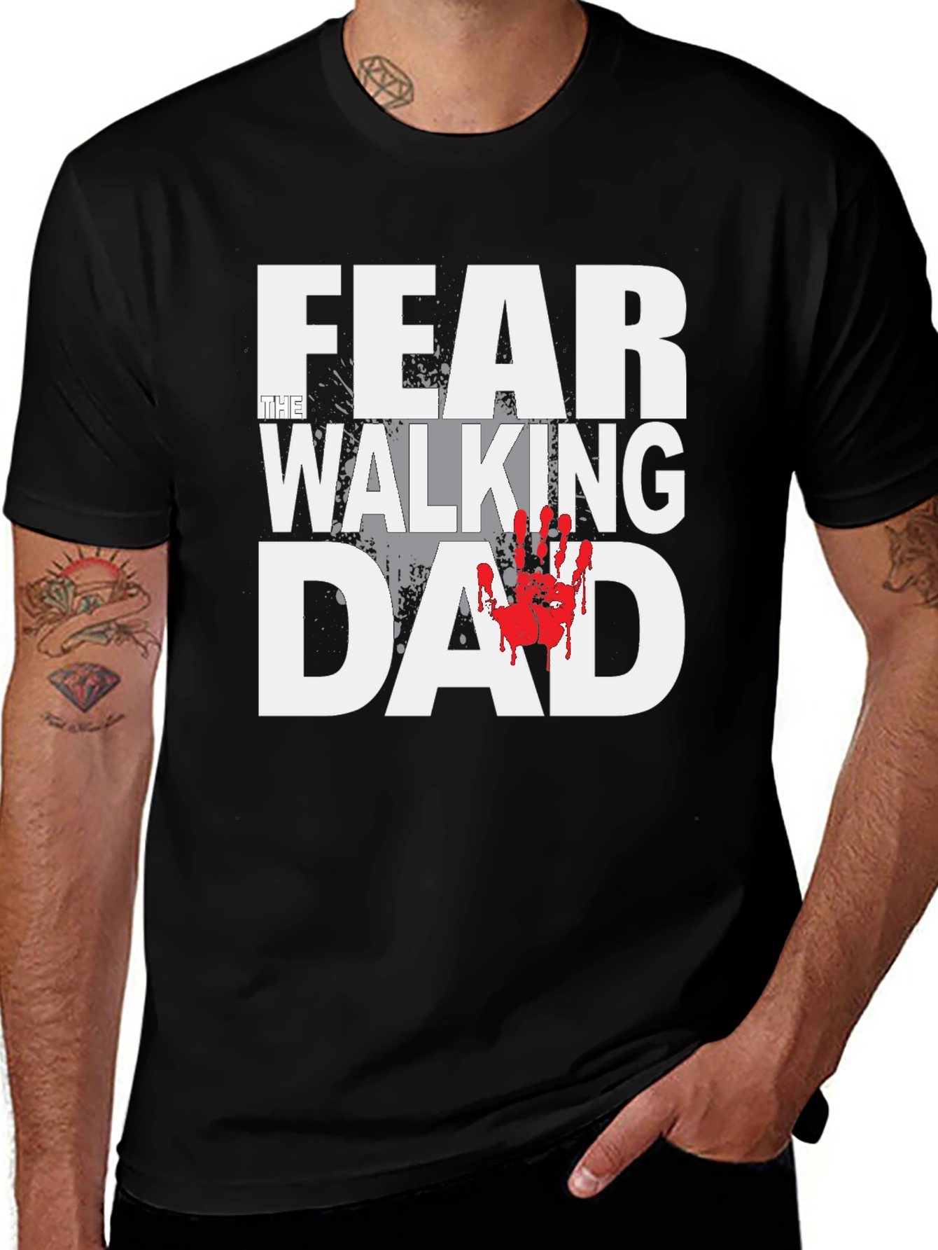 Fear the Walking Dad Graphic T-Shirt