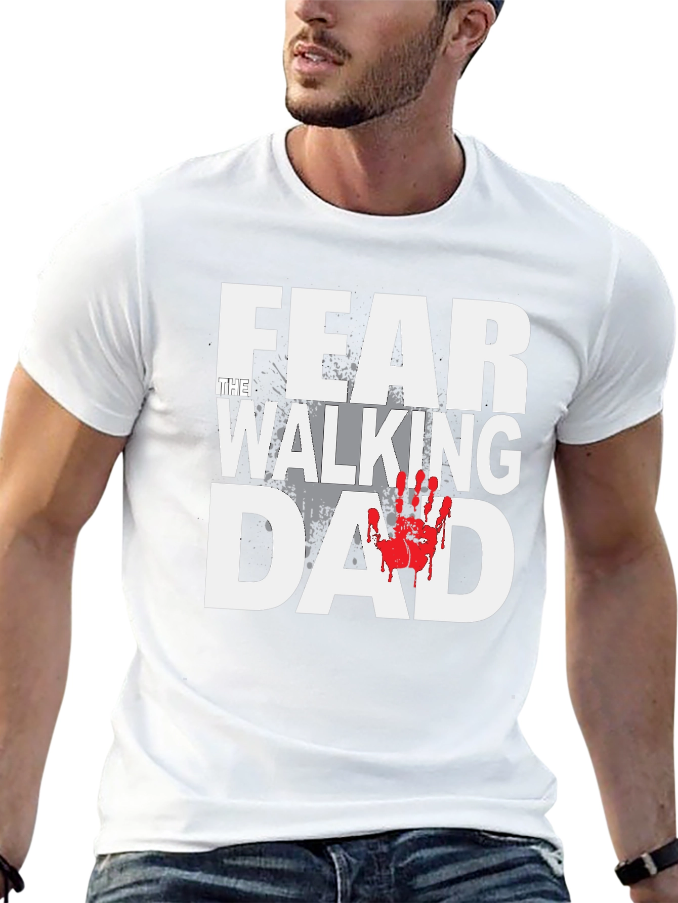 Fear the Walking Dad Graphic T-Shirt