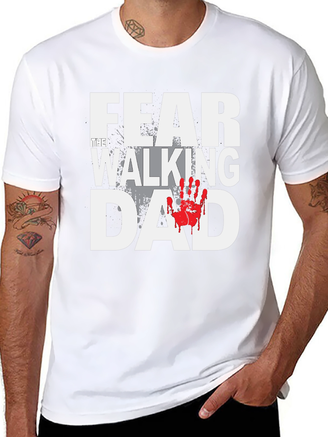 Fear the Walking Dad Graphic T-Shirt