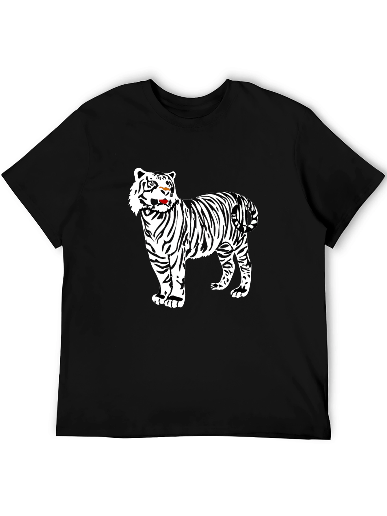 Tiger Graphic Tee - Black