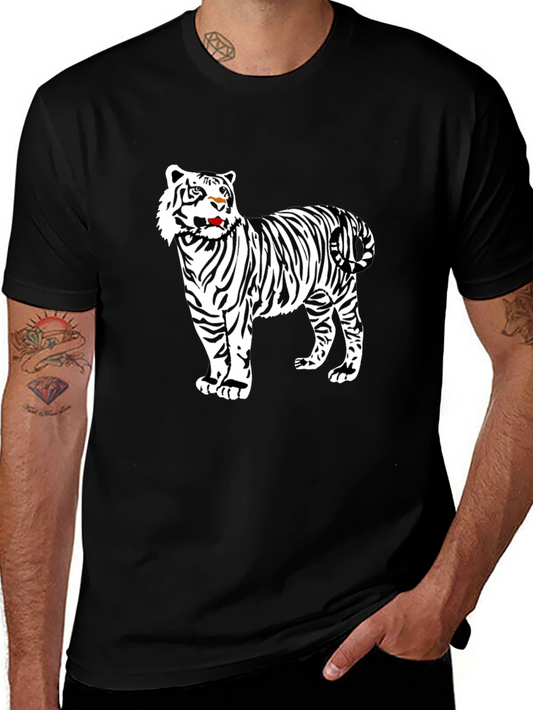 Tiger Graphic Tee - Black