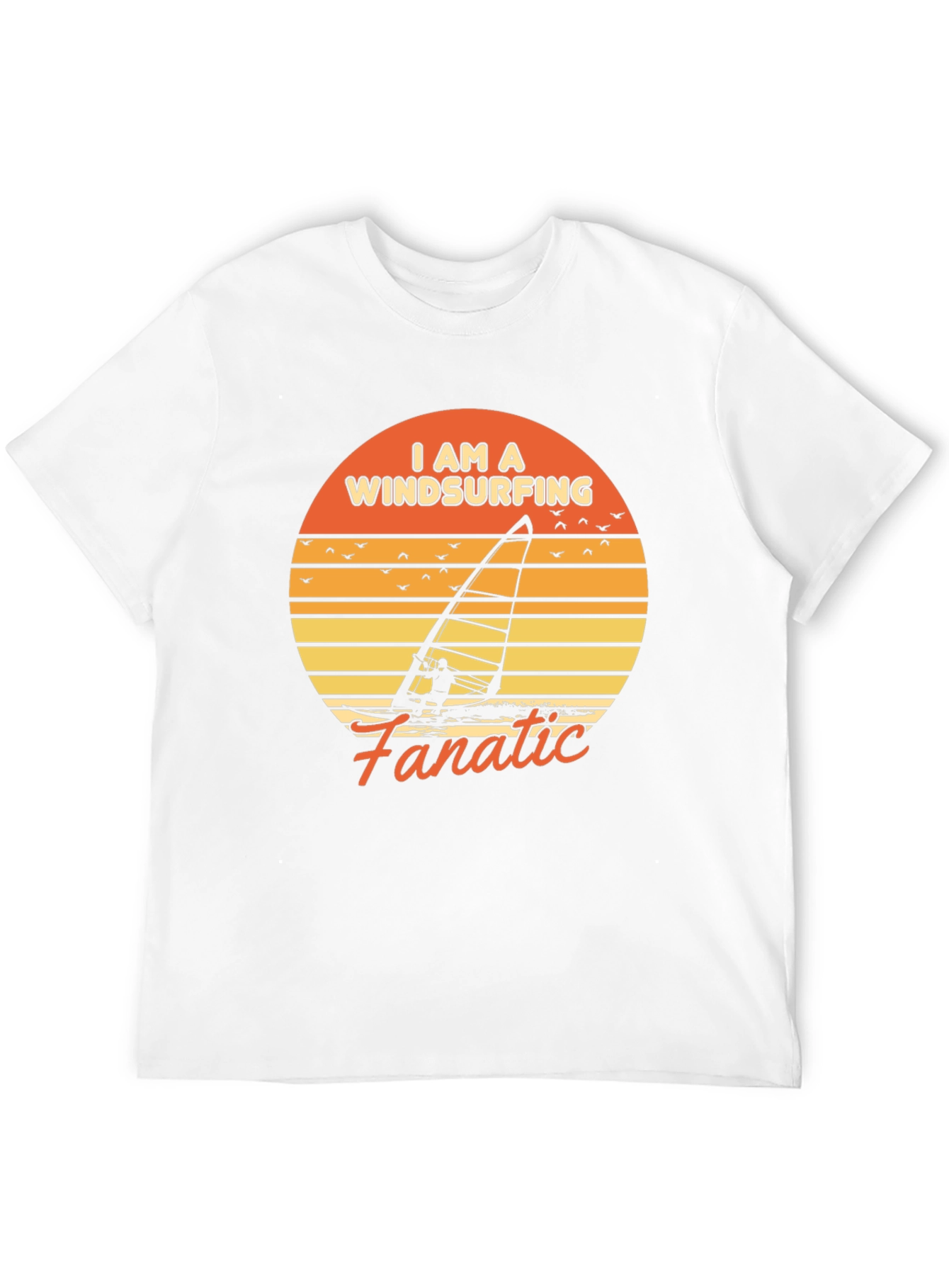 Windsurfing Fanatic Graphic T-Shirt