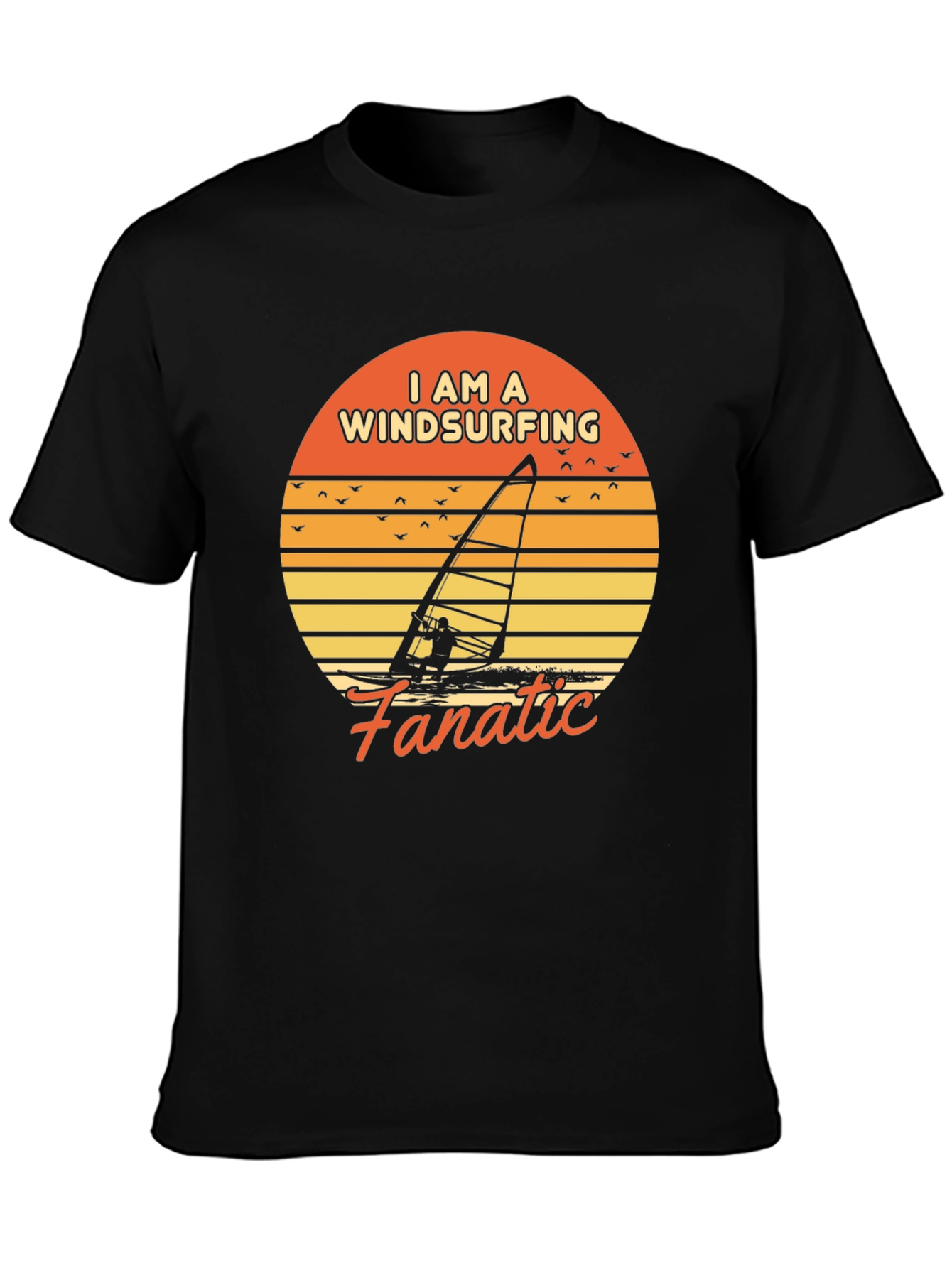 Windsurfing Fanatic Graphic T-Shirt