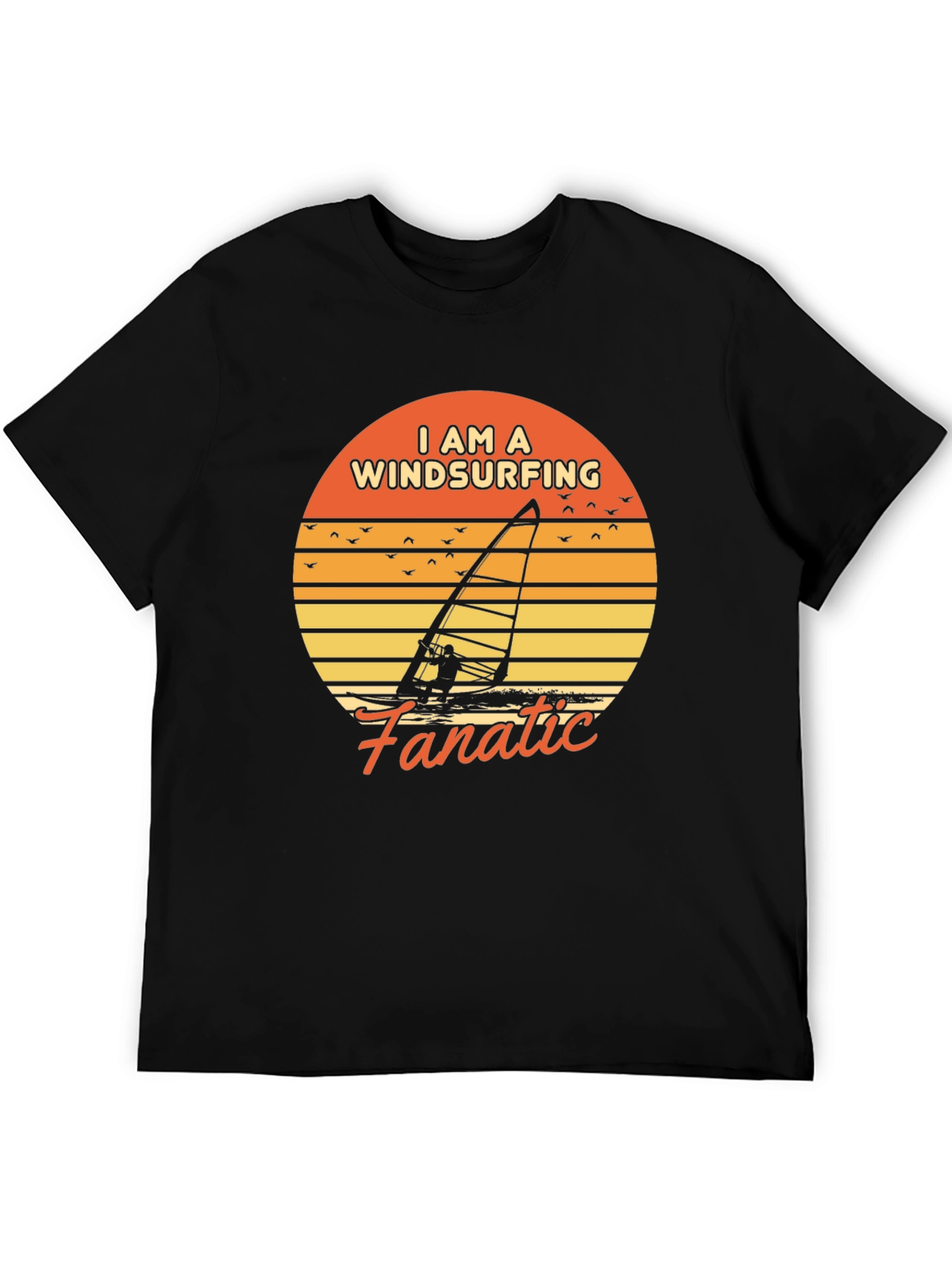 Windsurfing Fanatic Graphic T-Shirt