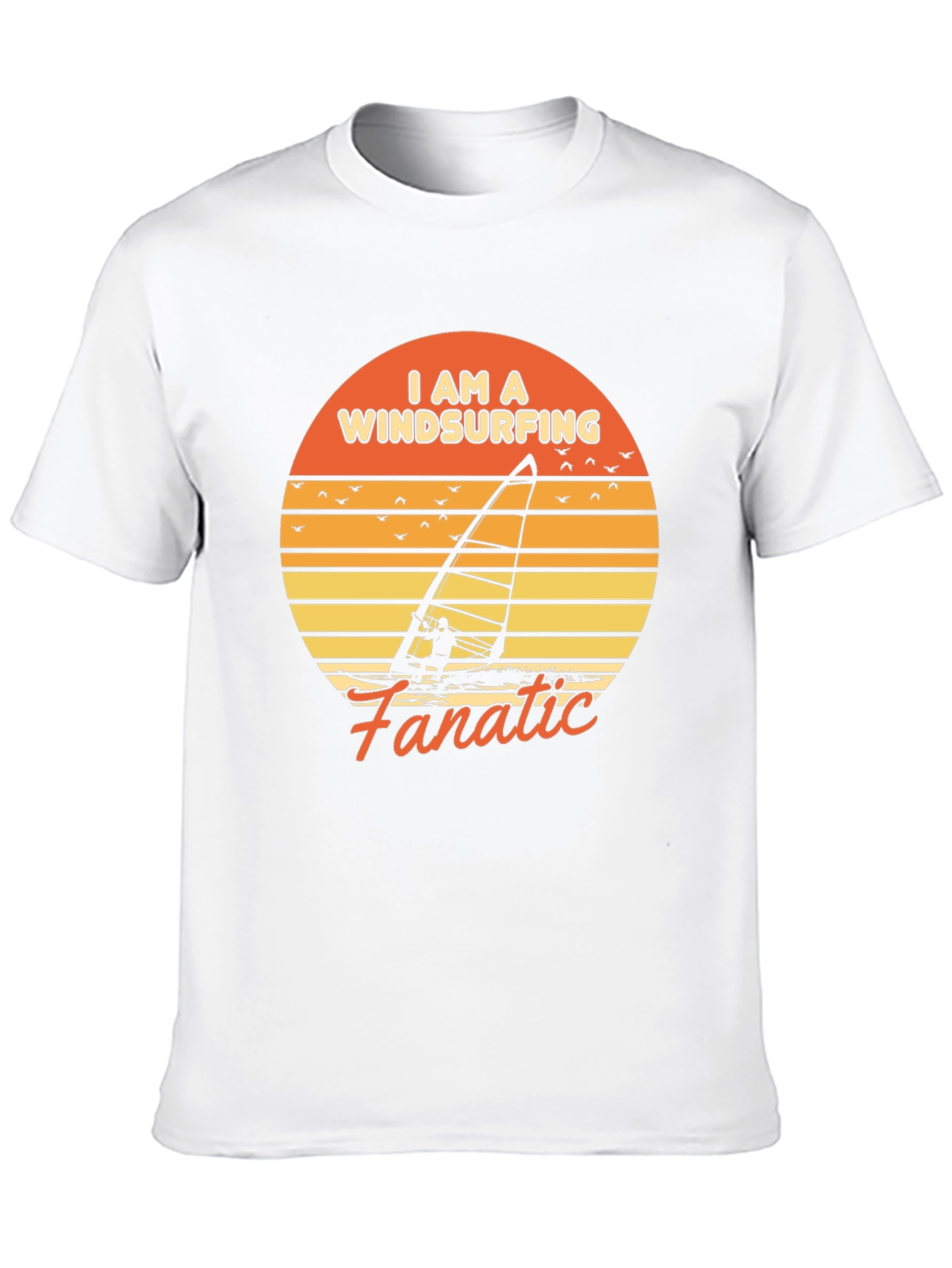 Windsurfing Fanatic Graphic T-Shirt