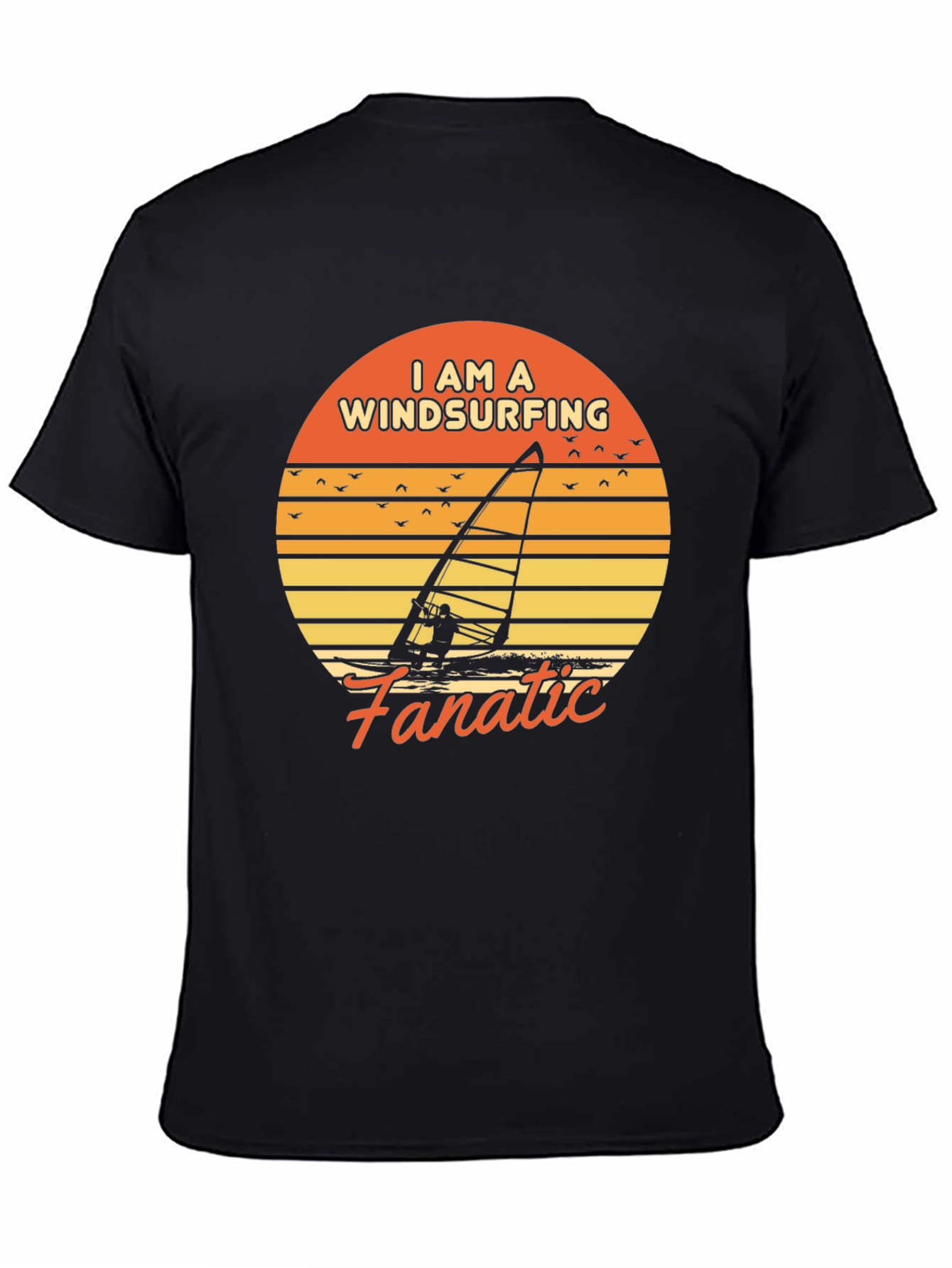 Windsurfing Fanatic Graphic T-Shirt
