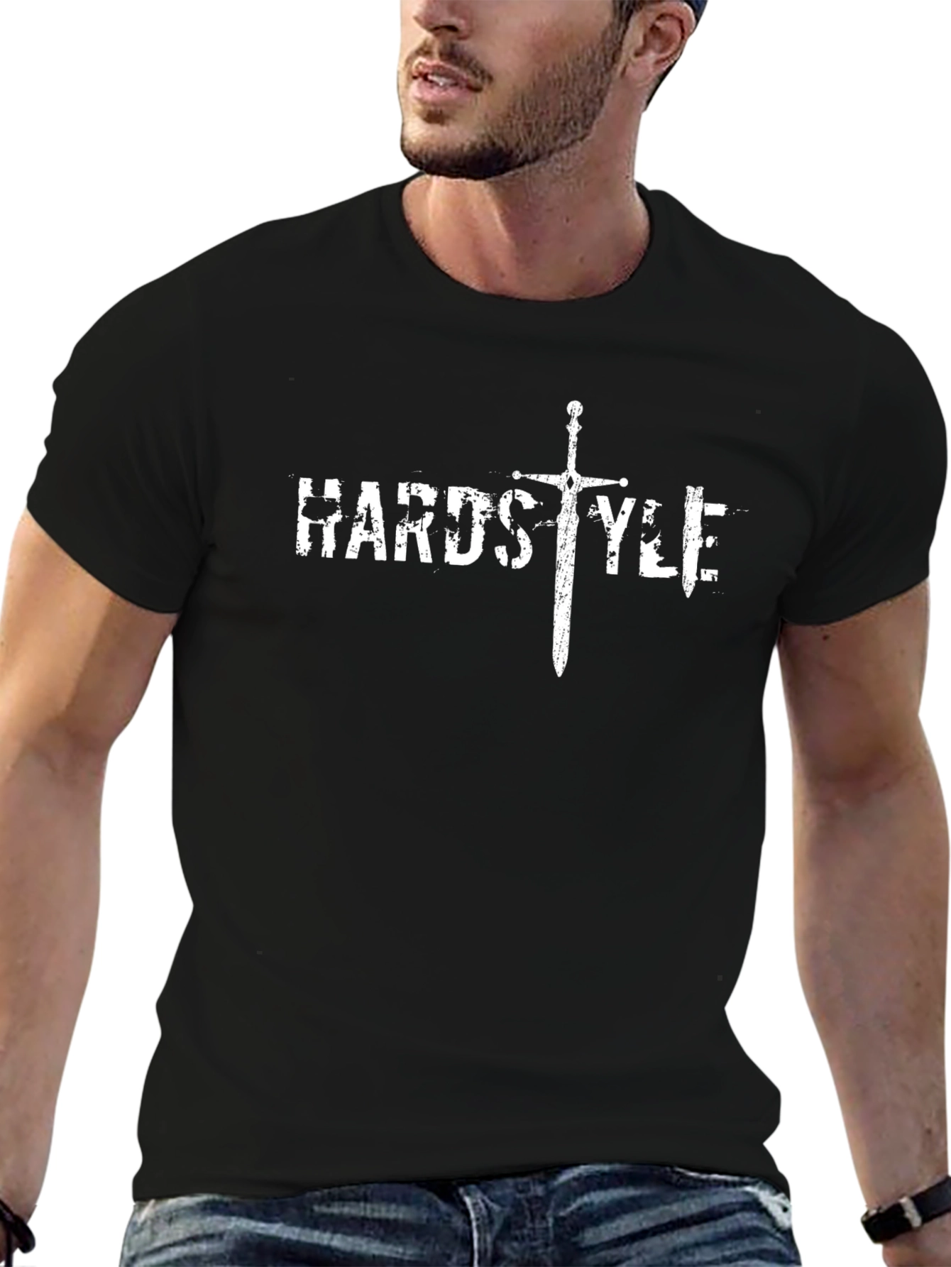Hardstyle Sword Graphic Tee - Black