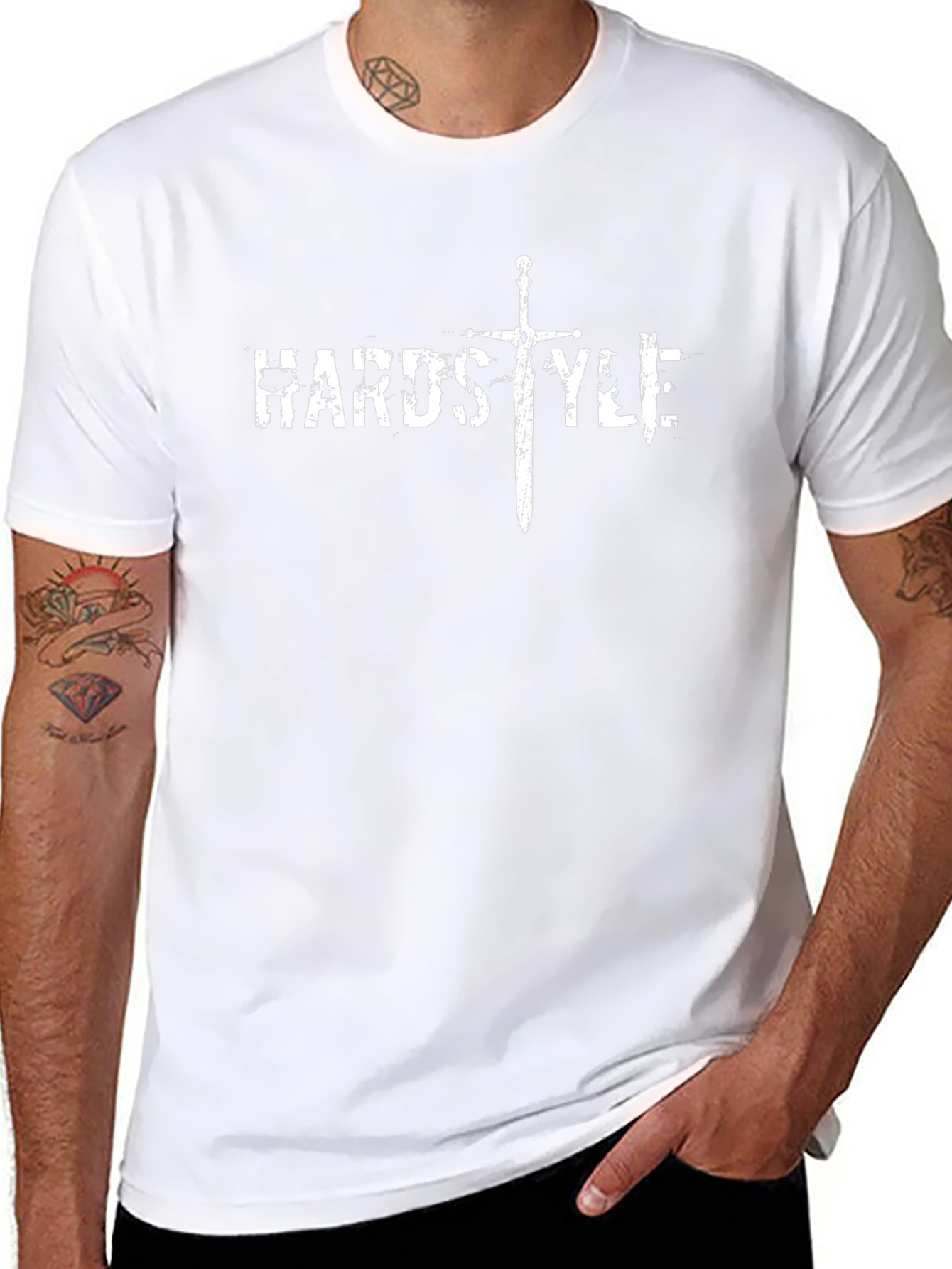 Hardstyle Sword Graphic Tee - Black