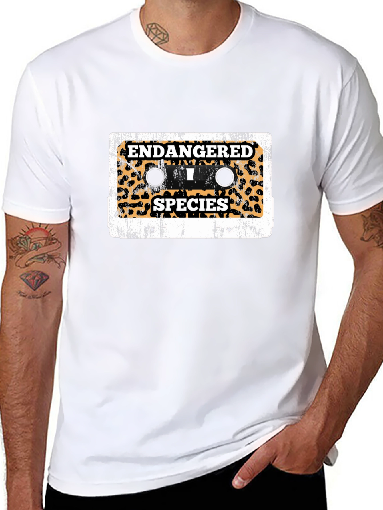 Endangered Species Cassette Tape Graphic Tee