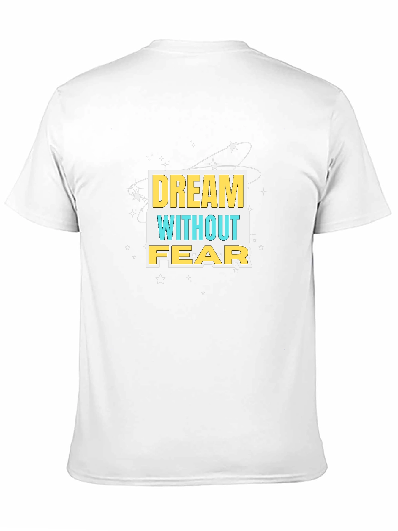 Dream Without Fear Graphic Tee - Black Cotton T-Shirt