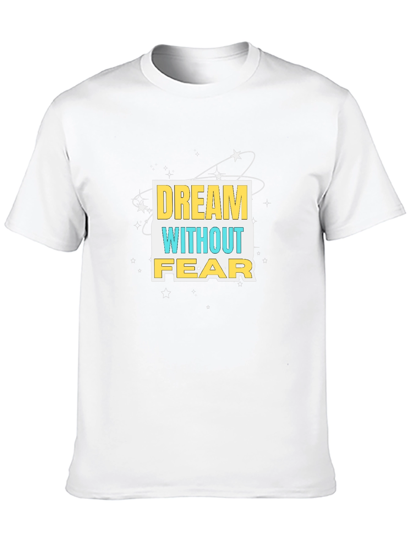 Dream Without Fear Graphic Tee - Black Cotton T-Shirt