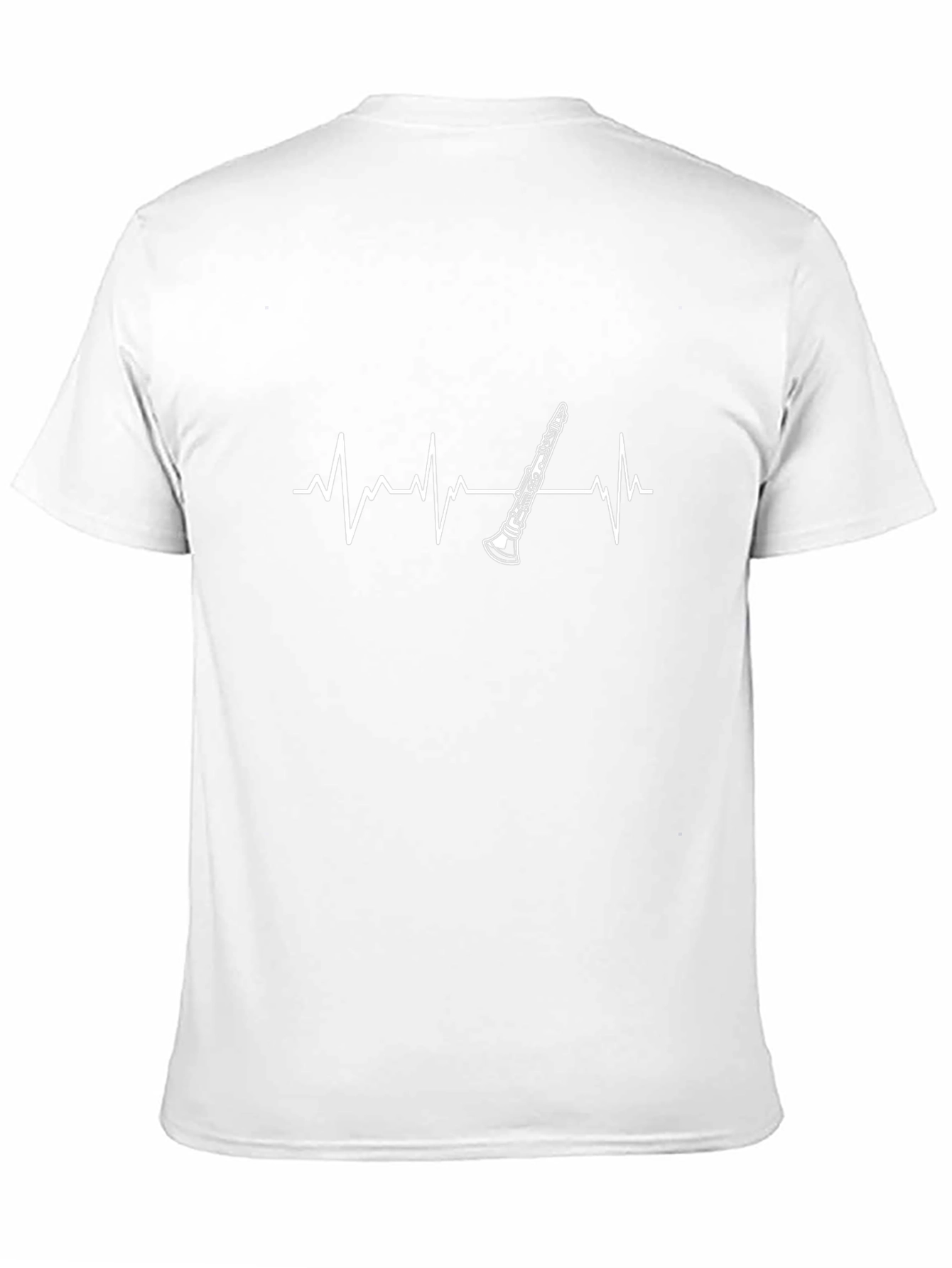Clarinet Heartbeat T-Shirt - Music Lover Tee