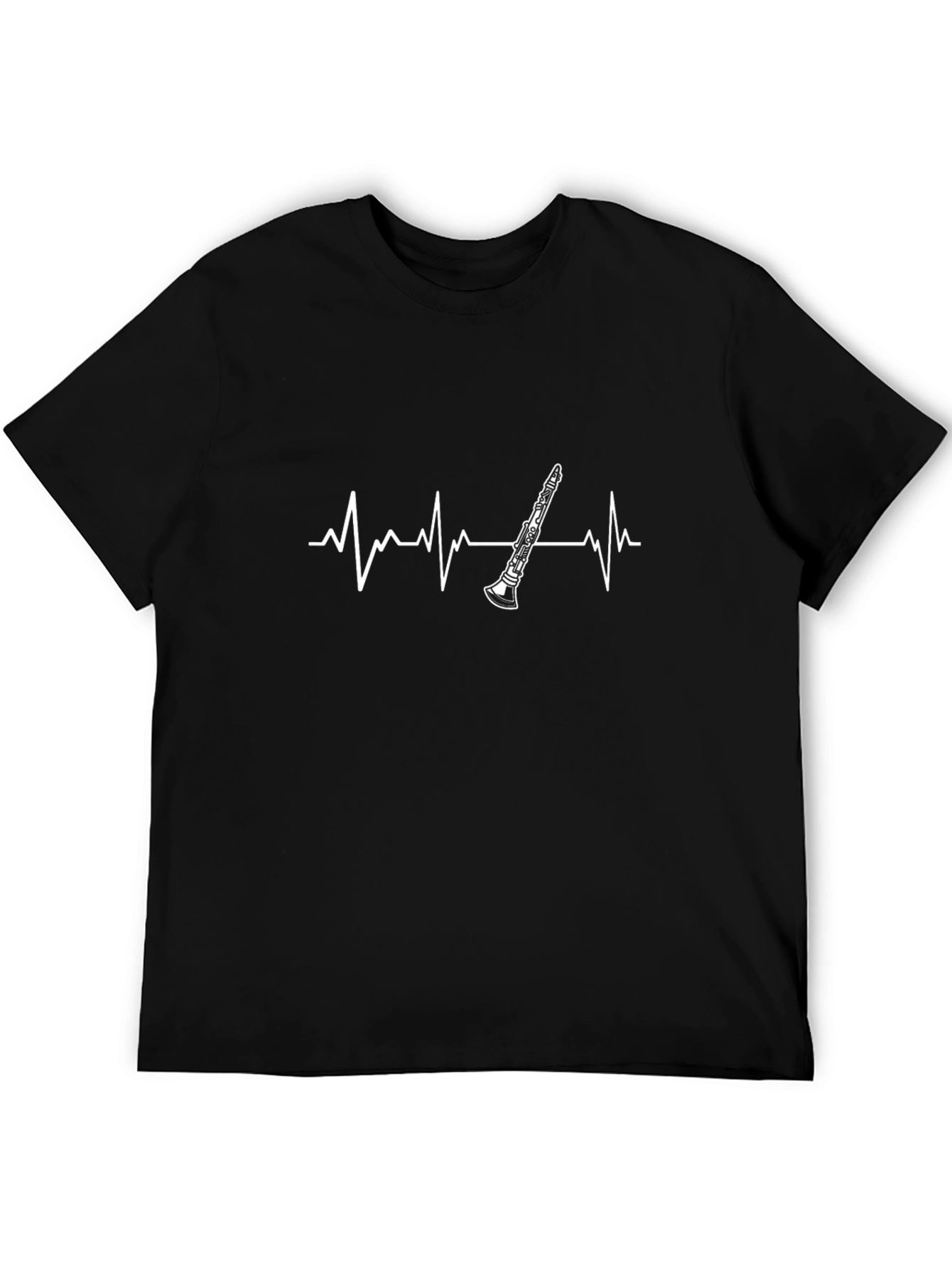 Clarinet Heartbeat T-Shirt - Music Lover Tee