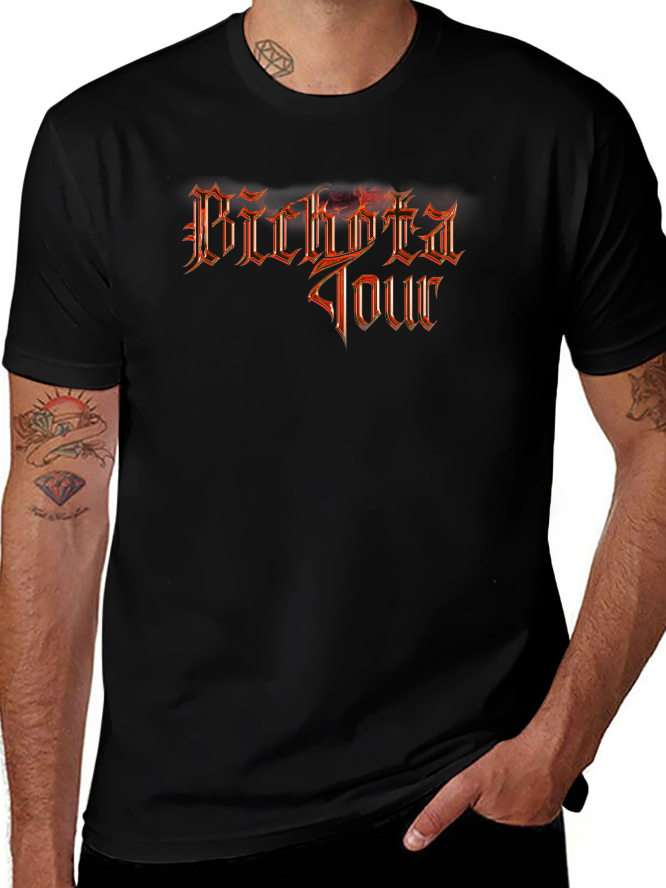 Bichota Tour Black Graphic Tee