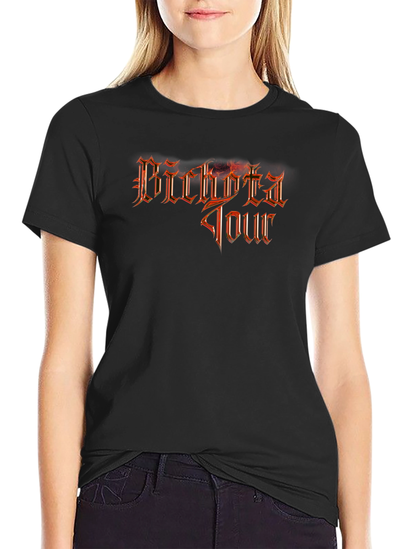 Bichota Tour Black Graphic Tee