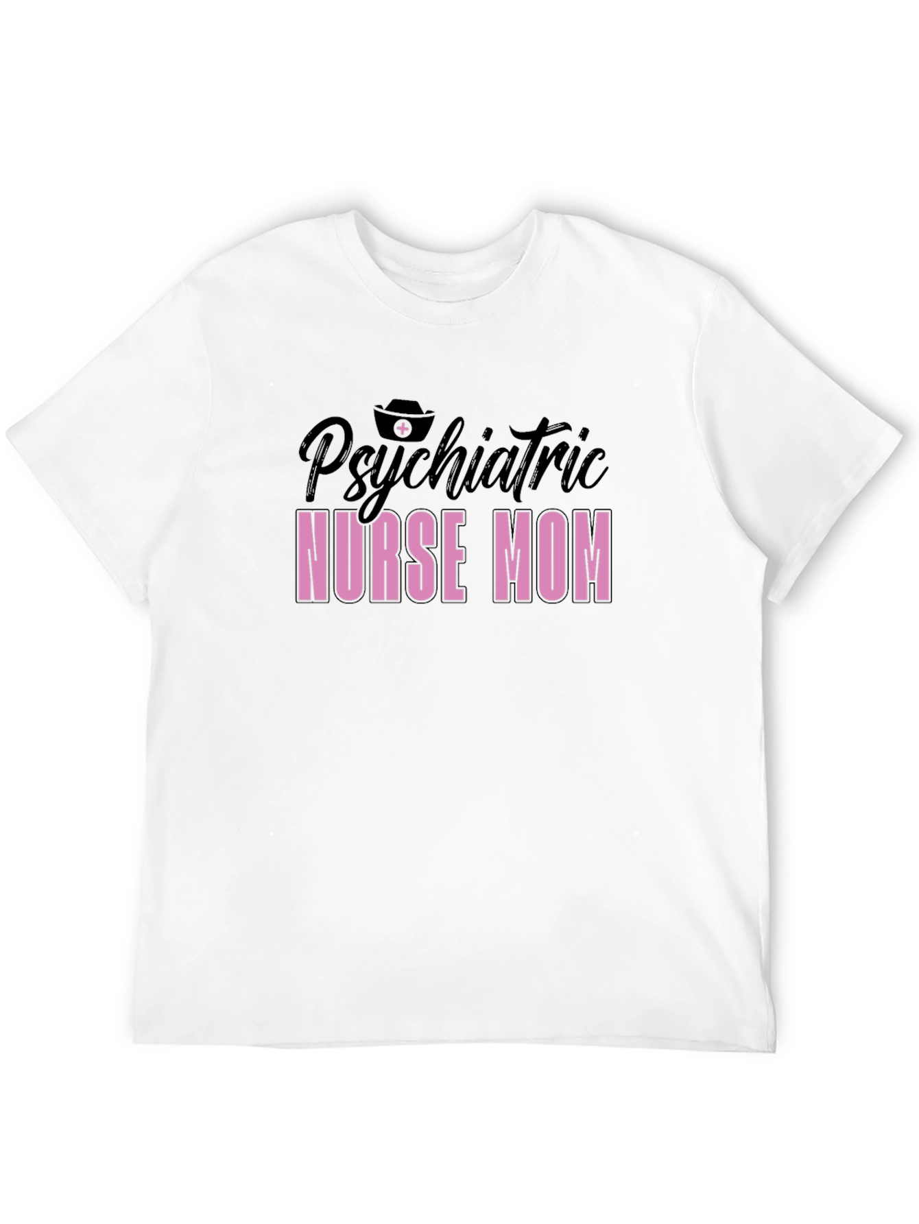 Psychiatric Nurse Mom T-Shirt - Black