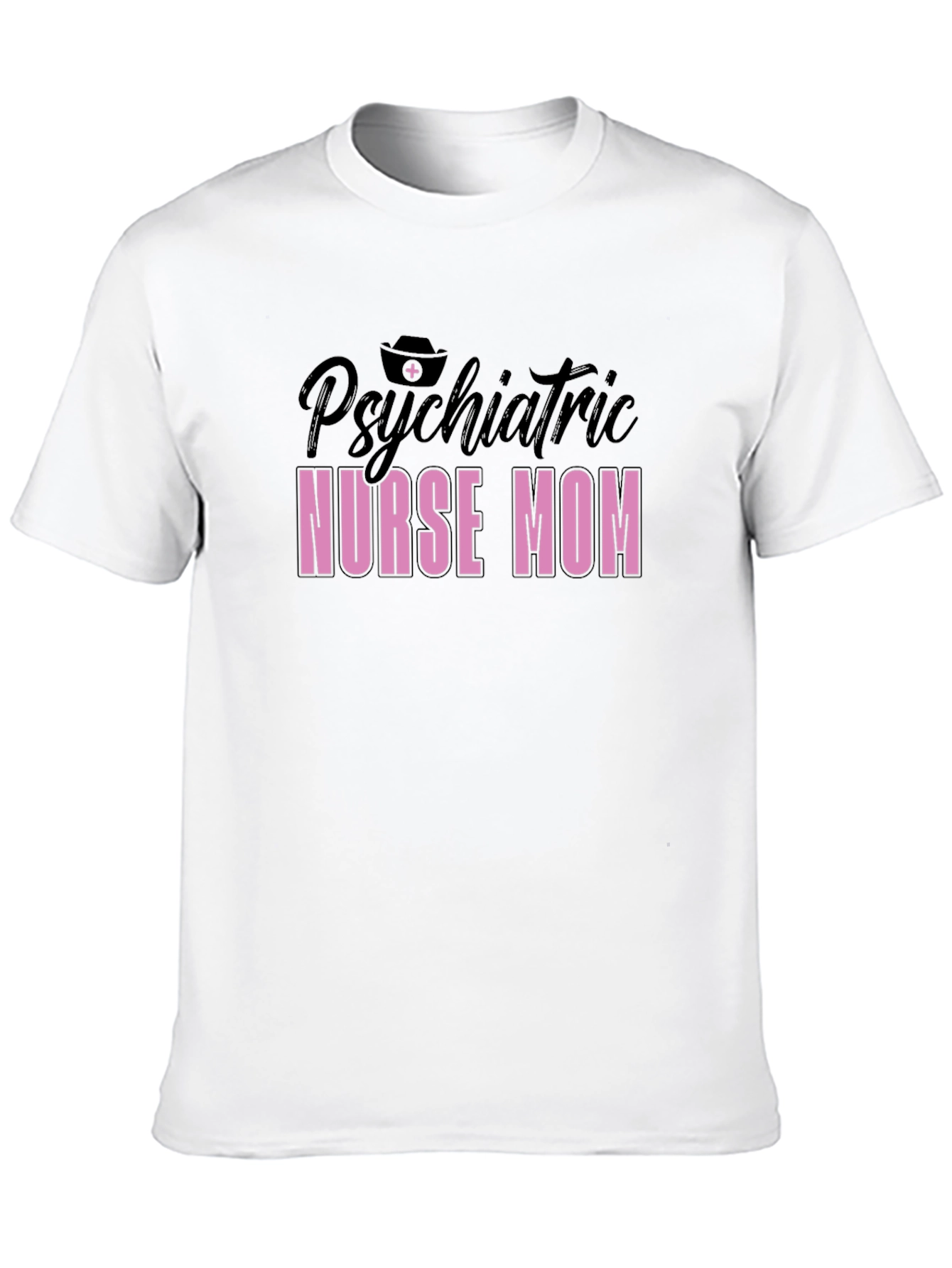 Psychiatric Nurse Mom T-Shirt - Black