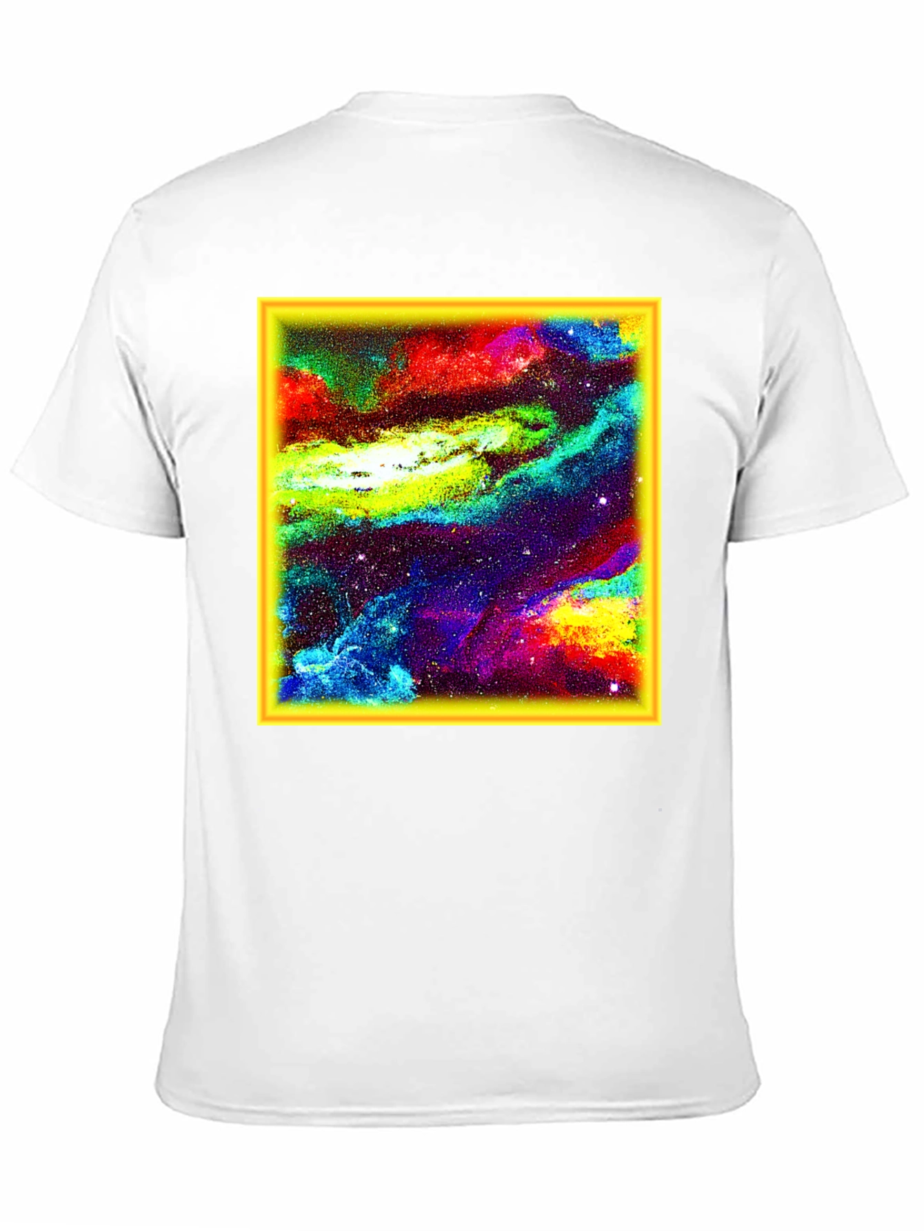 Nebula Print Black T-Shirt