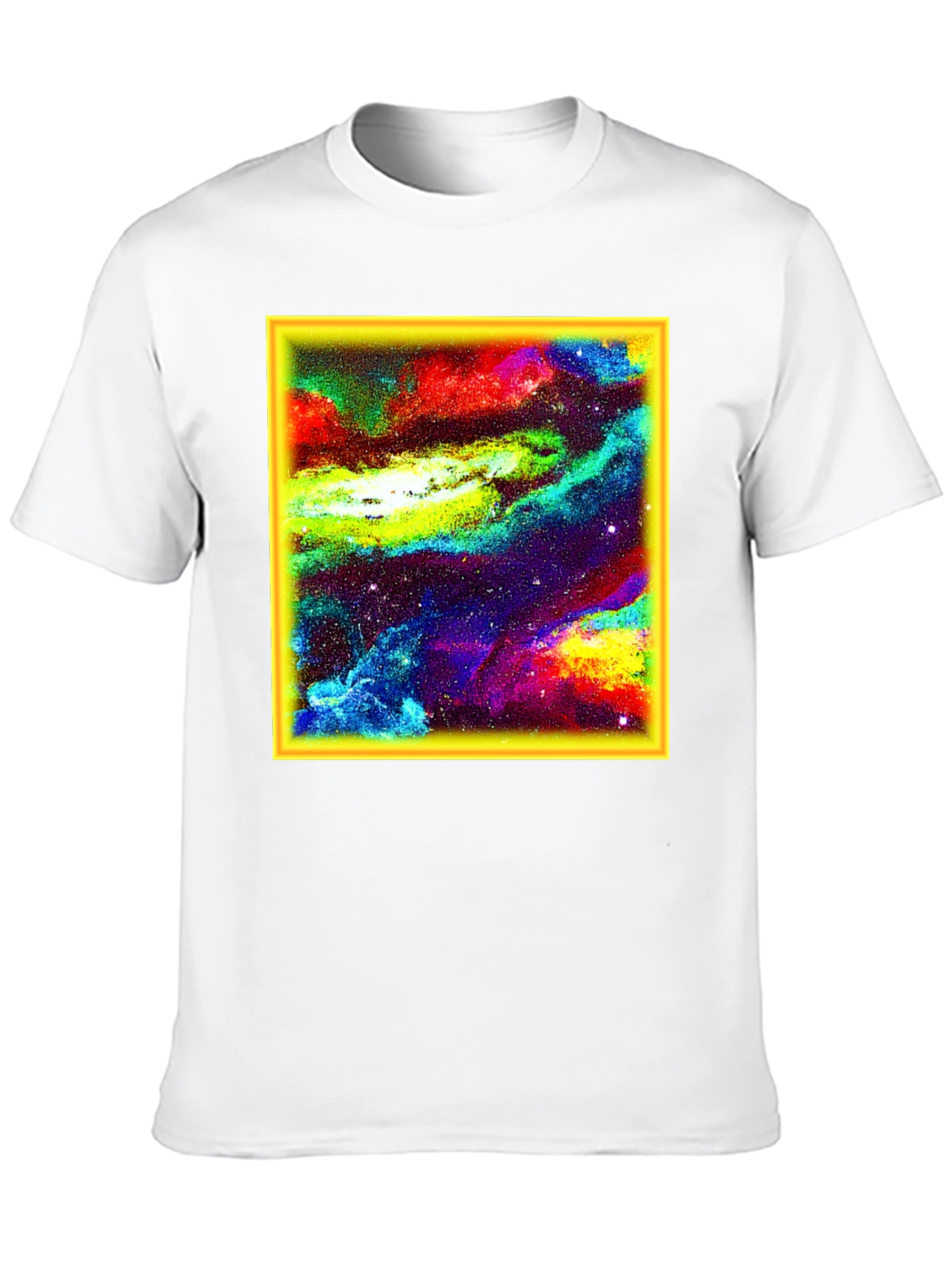 Nebula Print Black T-Shirt