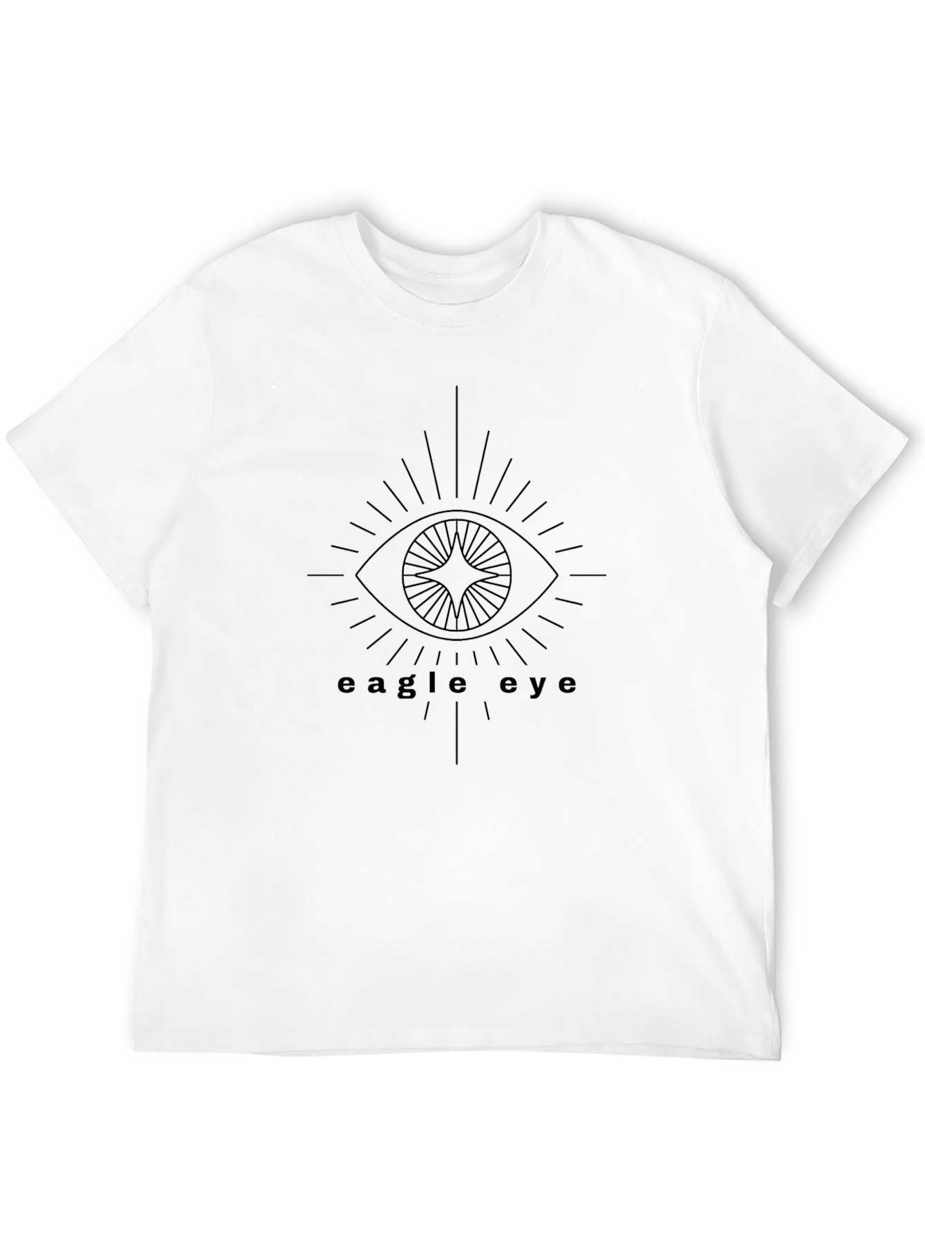 Eagle Eye Graphic Black T-Shirt