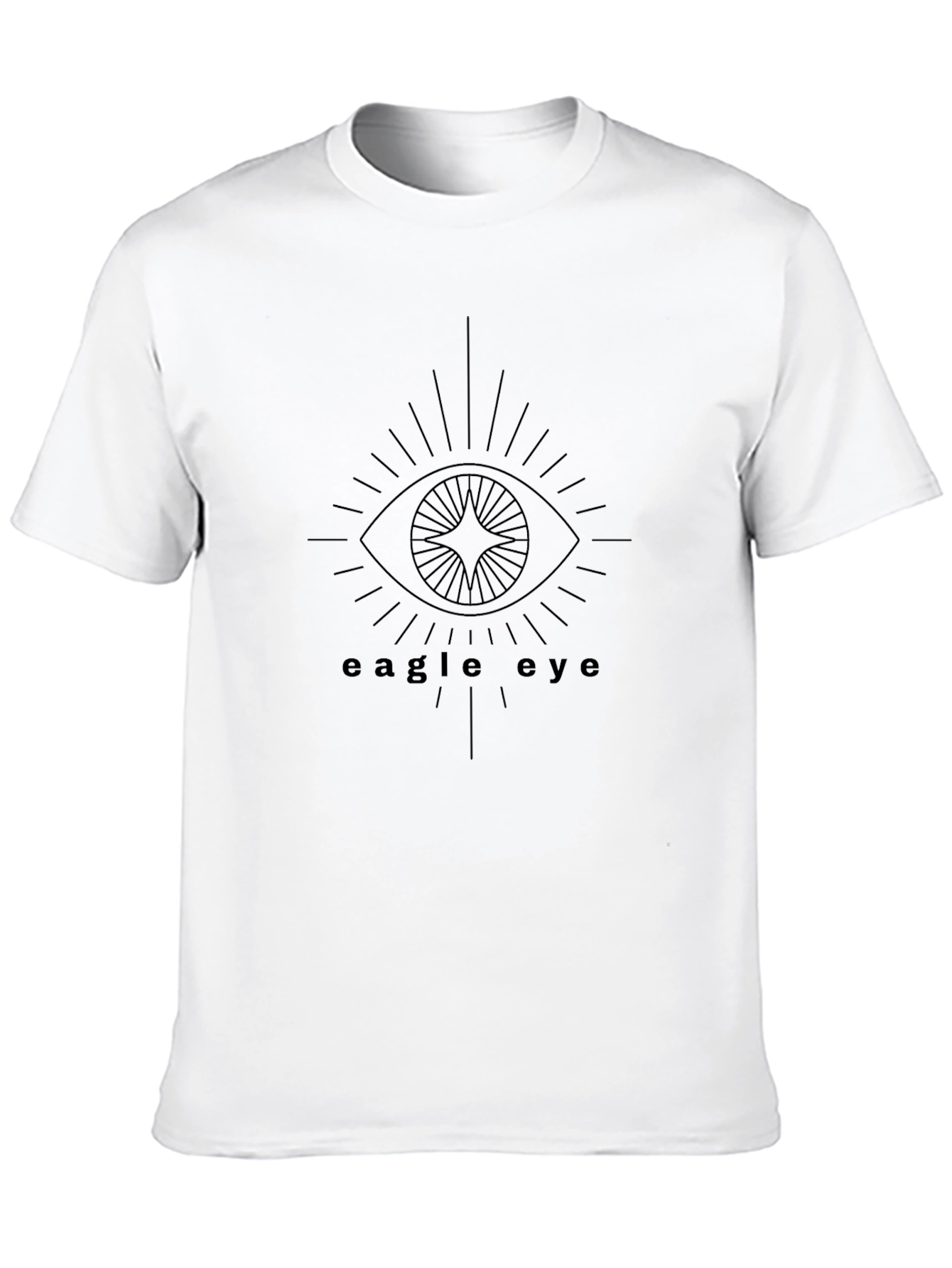 Eagle Eye Graphic Black T-Shirt