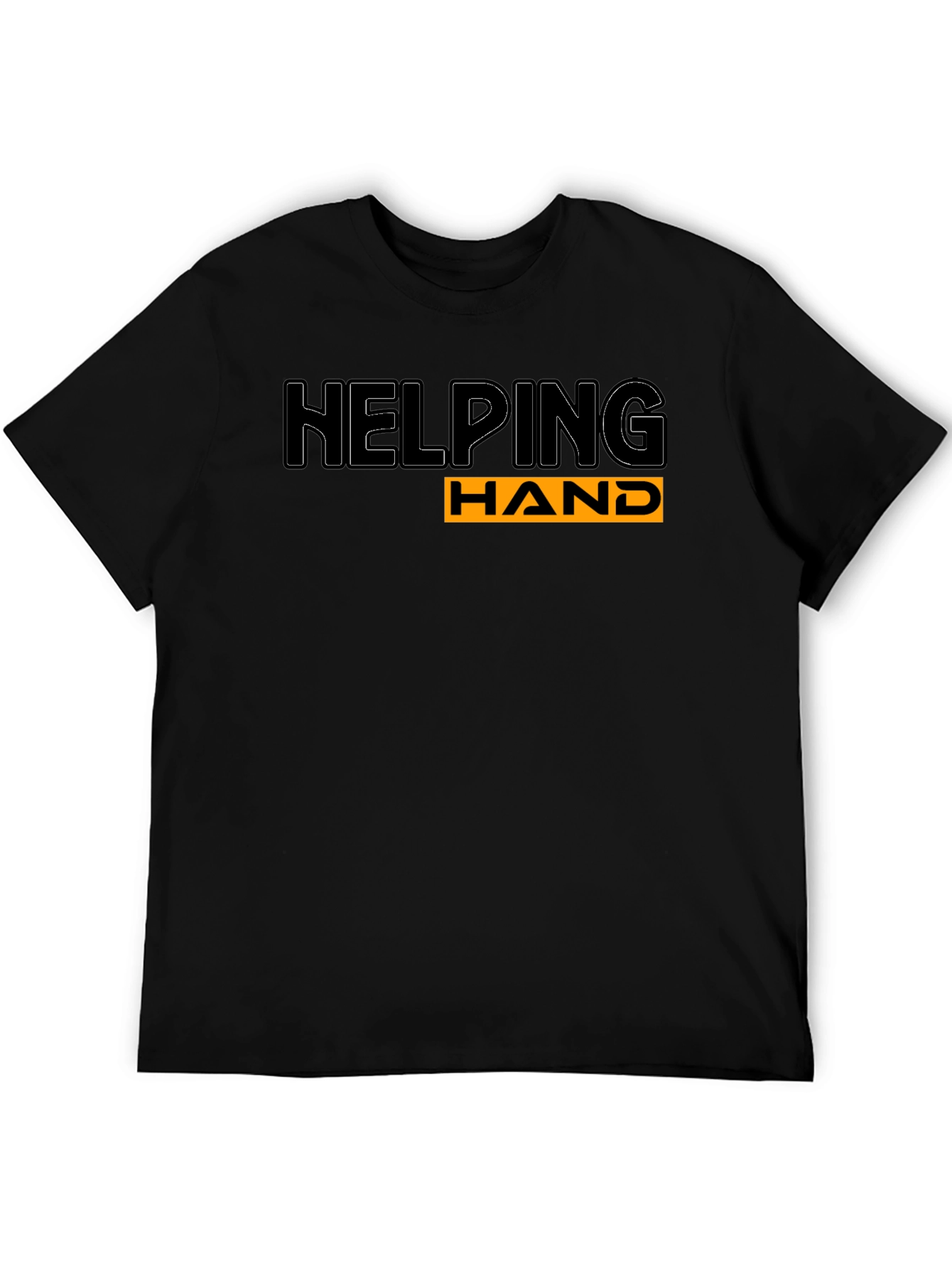 Helping Hand Black T-Shirt