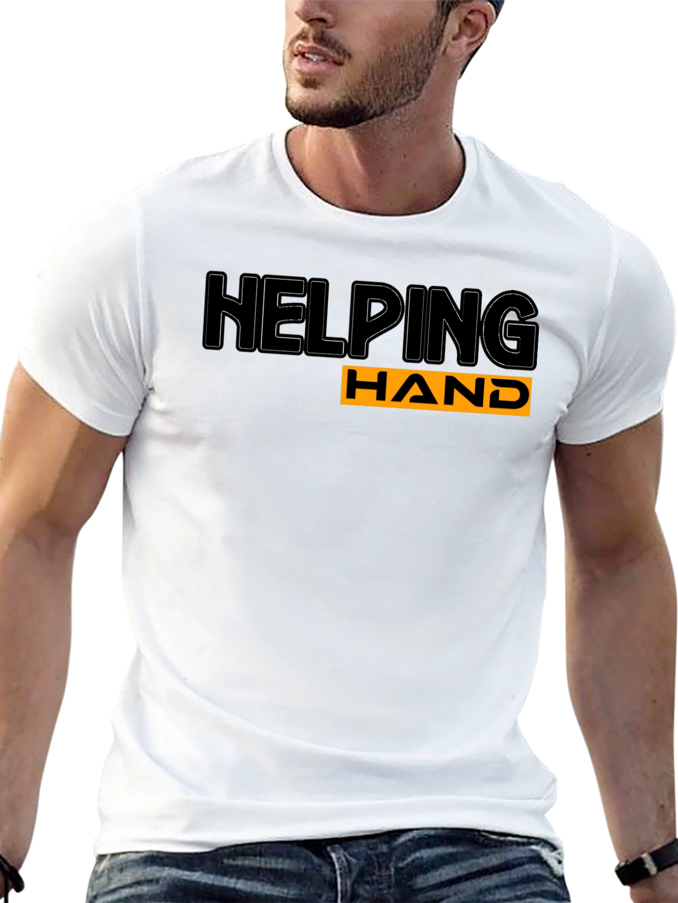 Helping Hand Black T-Shirt
