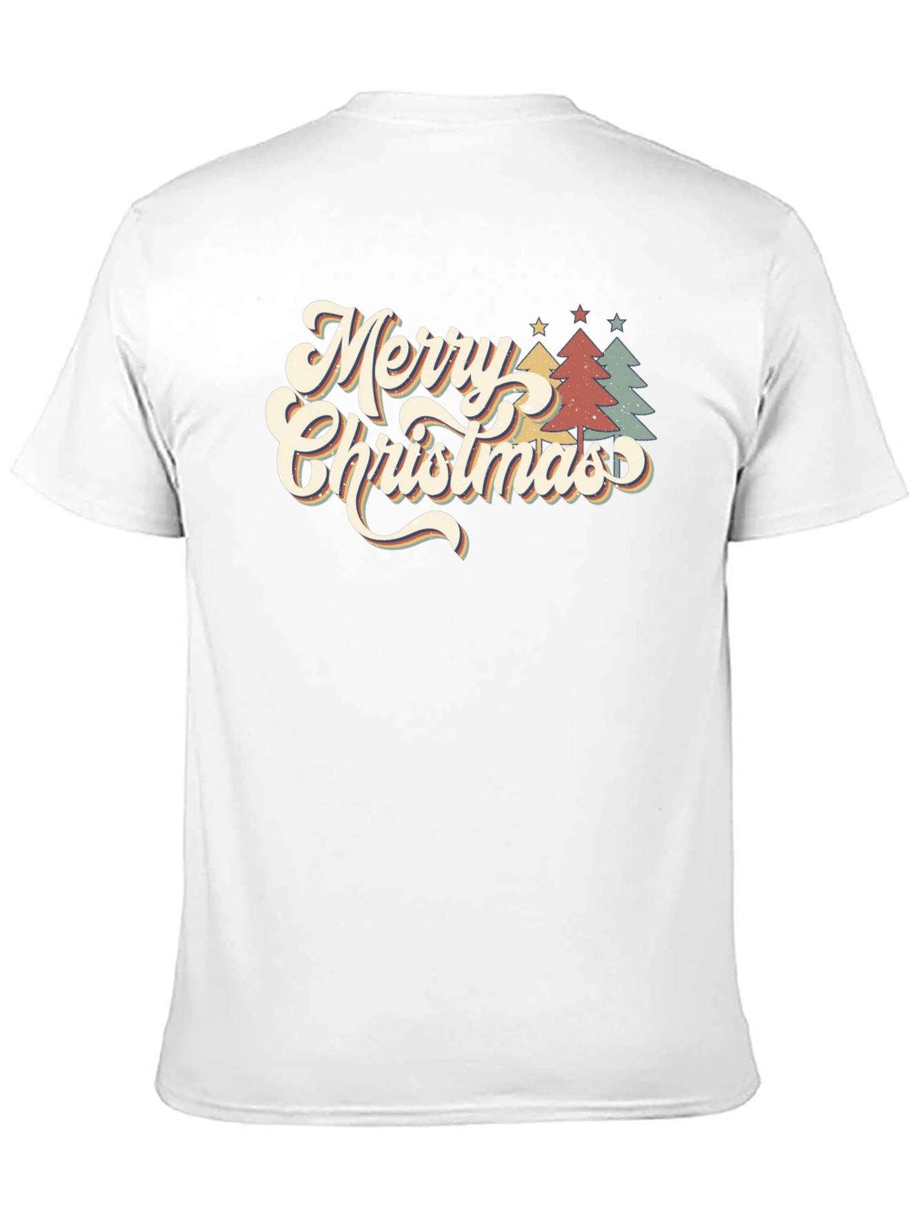 Retro Merry Christmas Tree T-Shirt